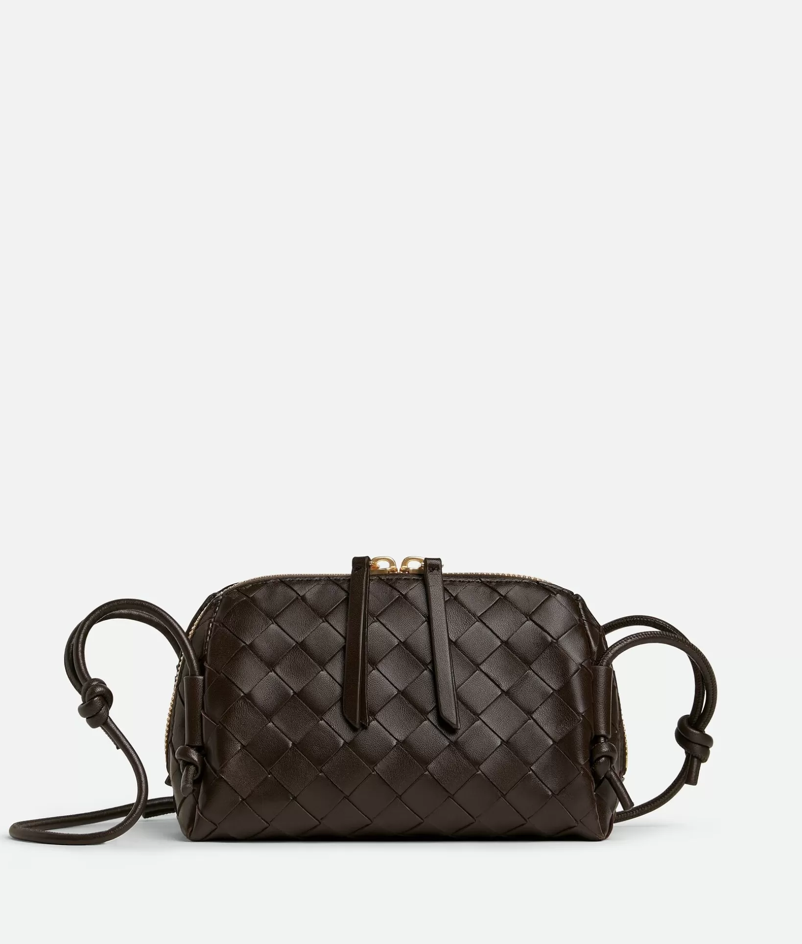 Mini>Bottega Veneta Intrecciato Concert Pouch Fondant