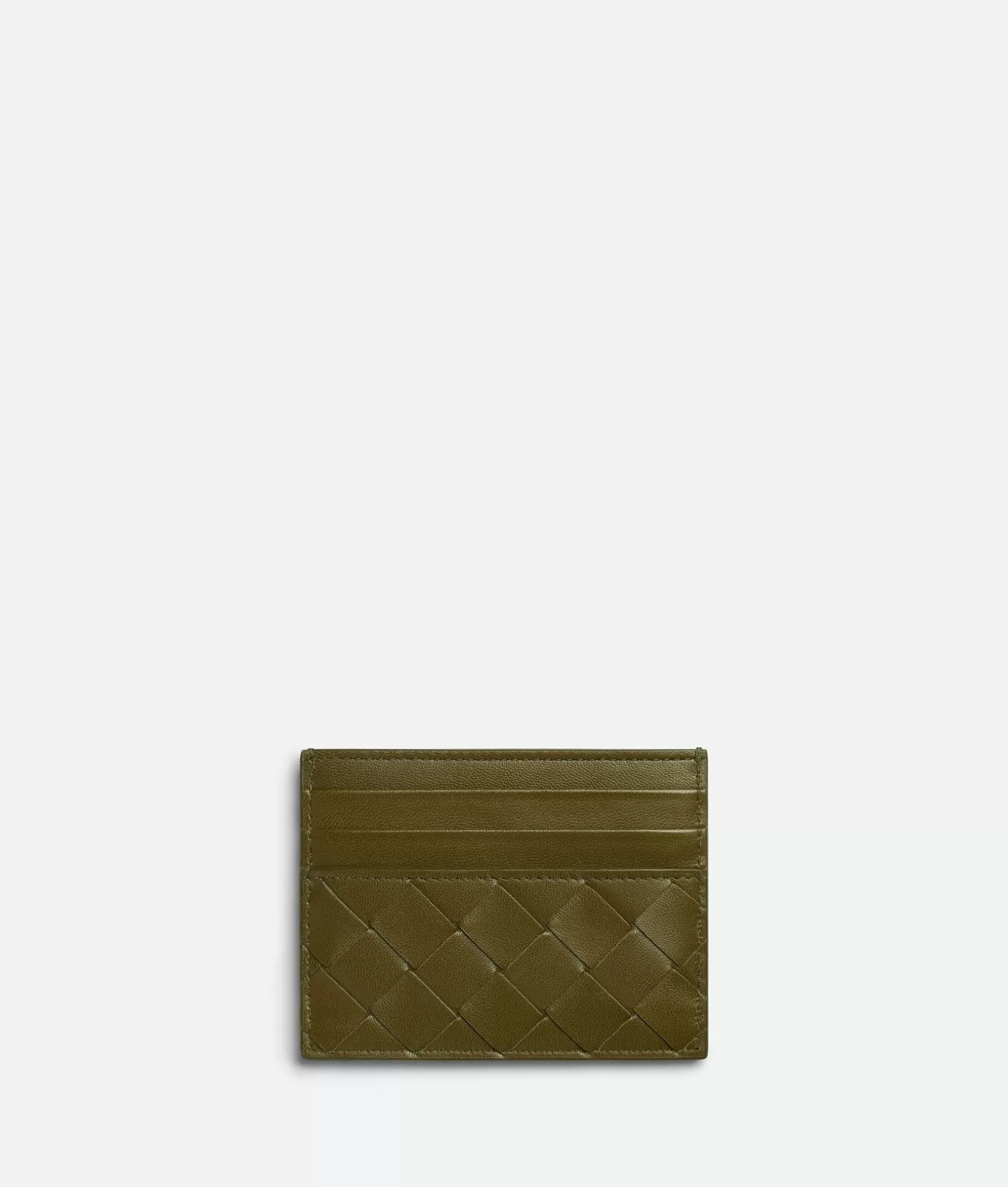 Card Cases>Bottega Veneta Intrecciato Credit Card Case Olive oil