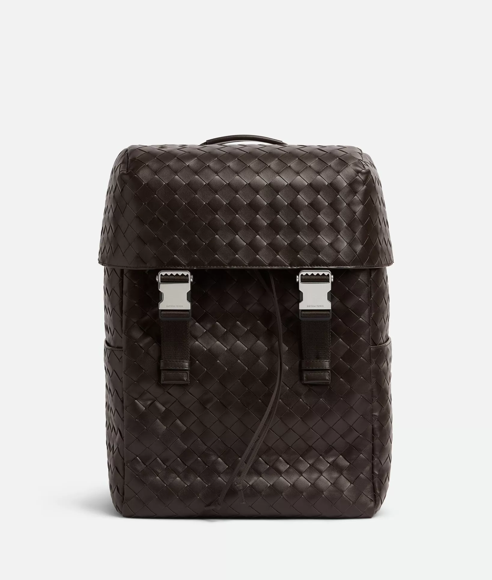 Backpack>Bottega Veneta Intrecciato Flap Backpack Fondant