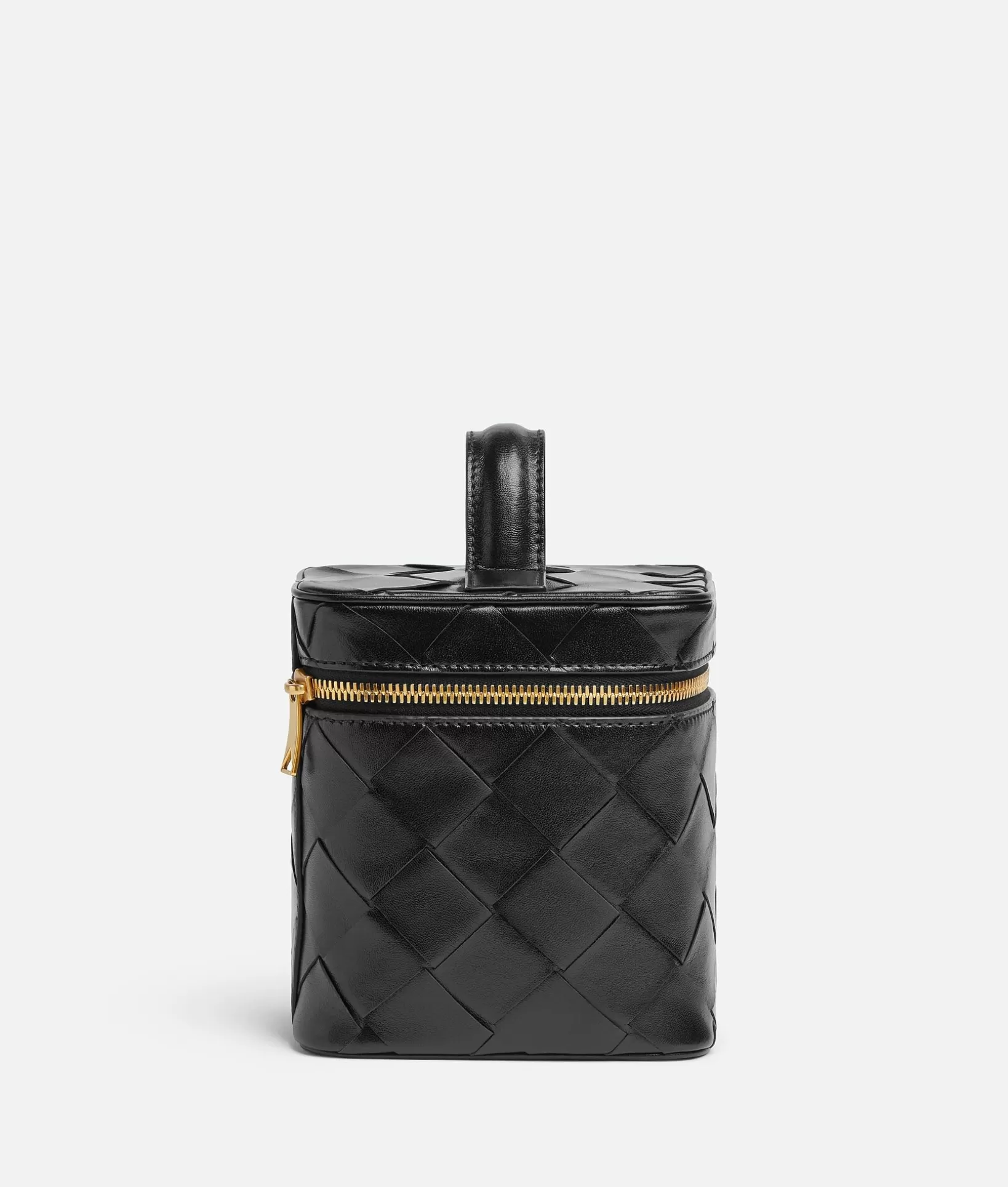 Pouches And Travel Accessories | Pouches>Bottega Veneta Intrecciato North / South Vanity Case Black