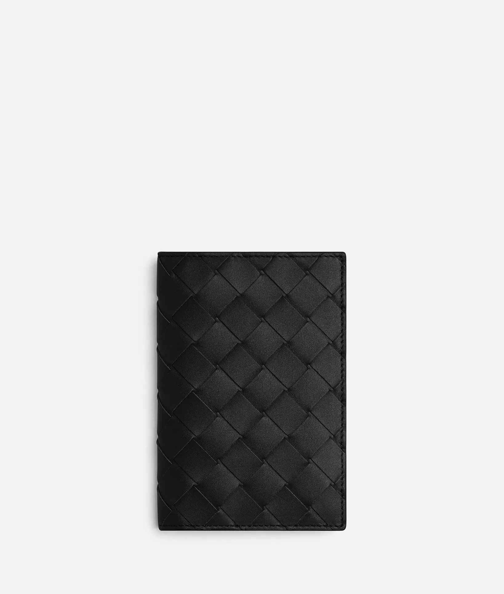 Pouches And Travel Accessories | Pouches And Travel Accessories>Bottega Veneta Intrecciato Passport Case Black grass