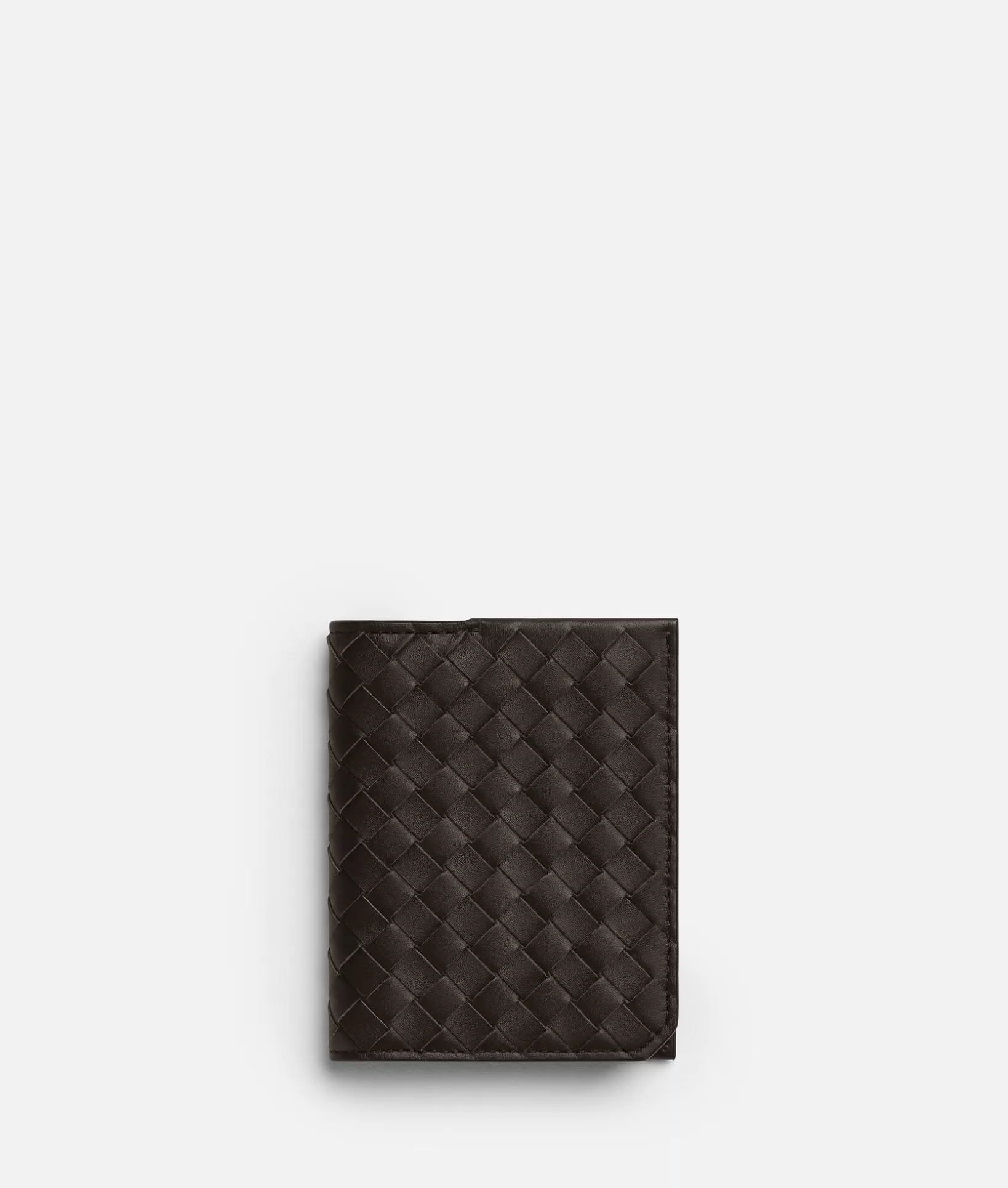 Card Cases>Bottega Veneta Intrecciato Piccolo Flap Card Case Fondant