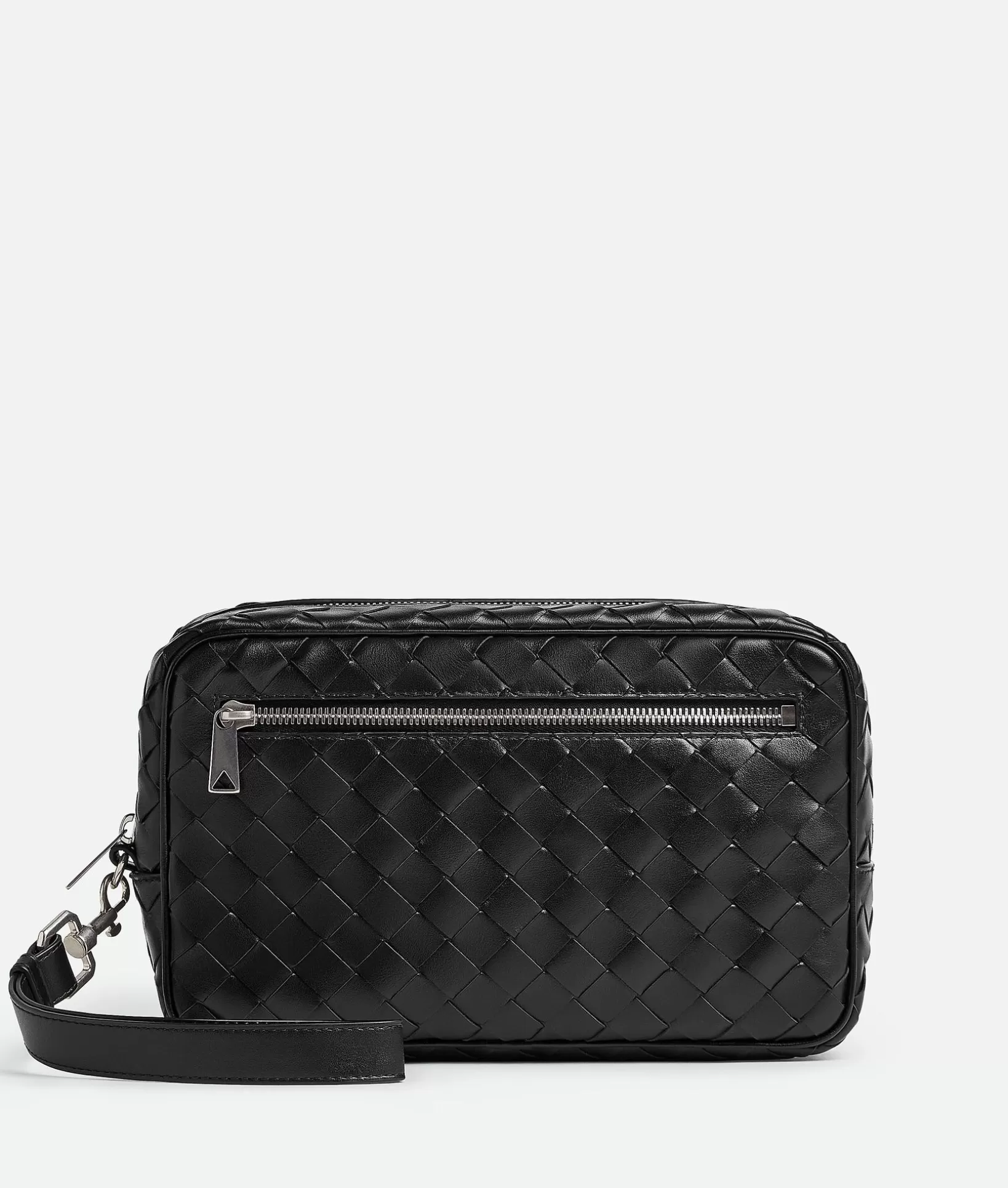 Pouches And Travel Accessories | Pouches And Travel Accessories>Bottega Veneta Intrecciato Pouch With Wristlet Black