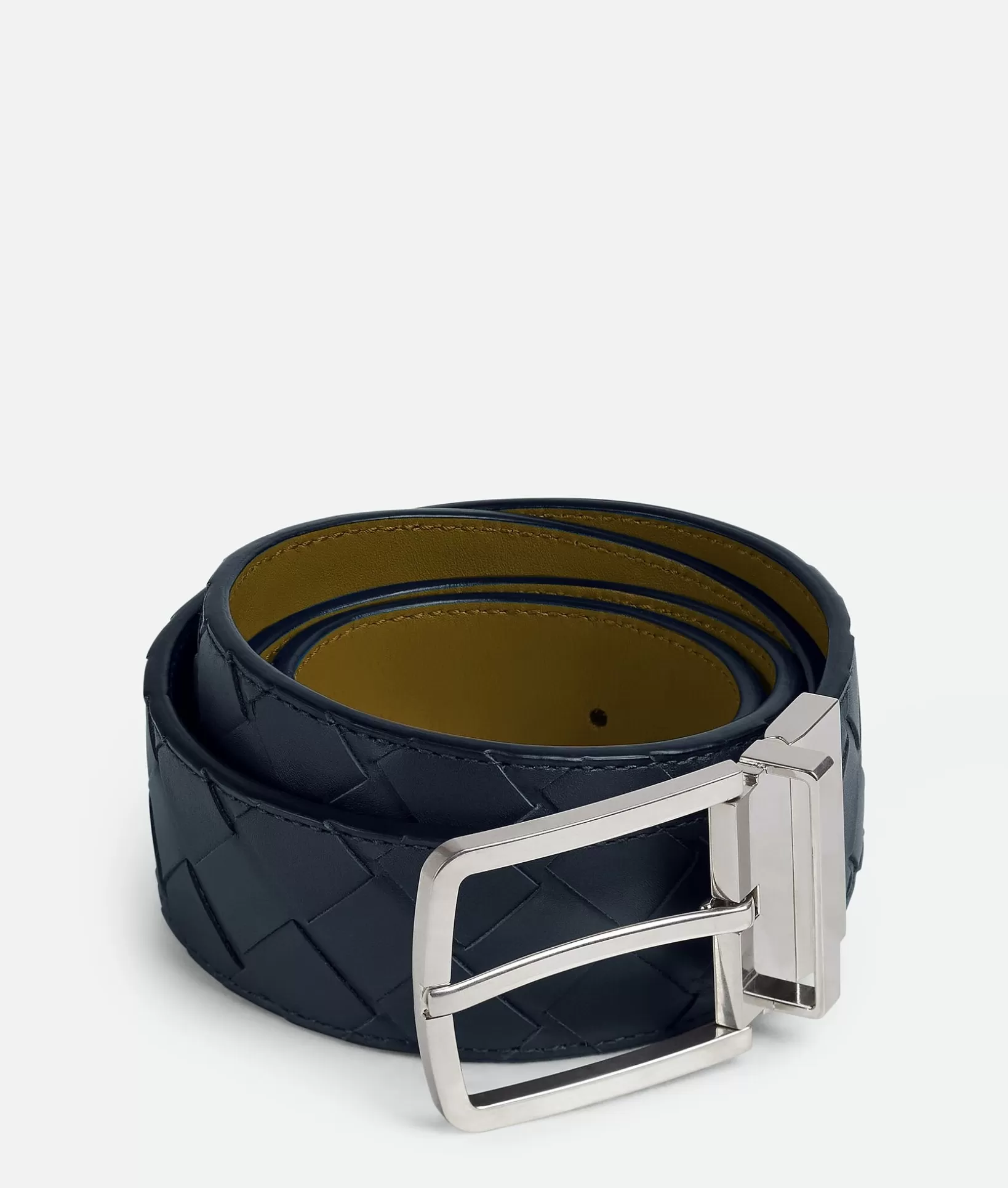 Belts>Bottega Veneta Intrecciato Reversible Belt Space/argil