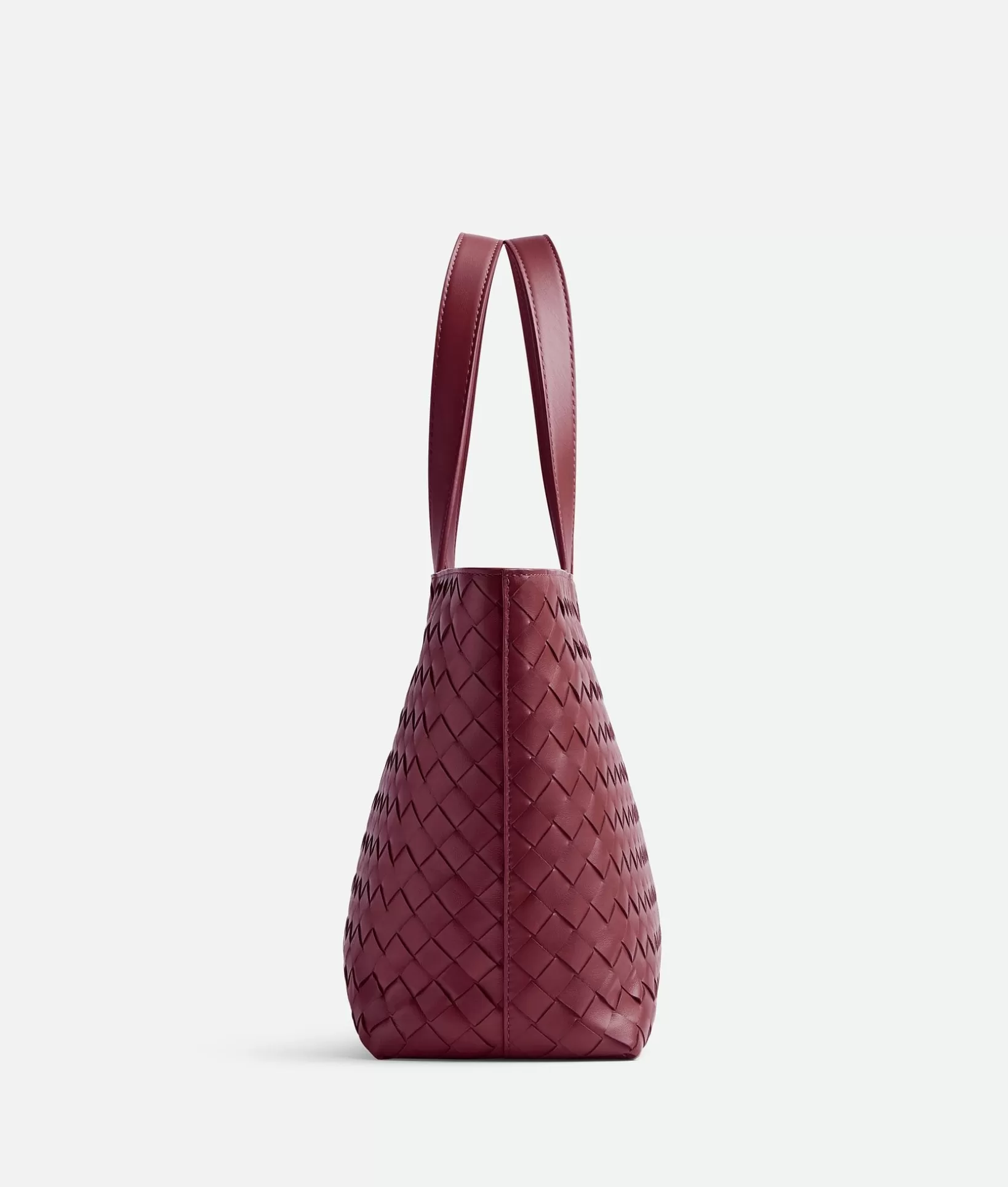 Shopper>Bottega Veneta Intrecciato Tote Bag Bordeaux