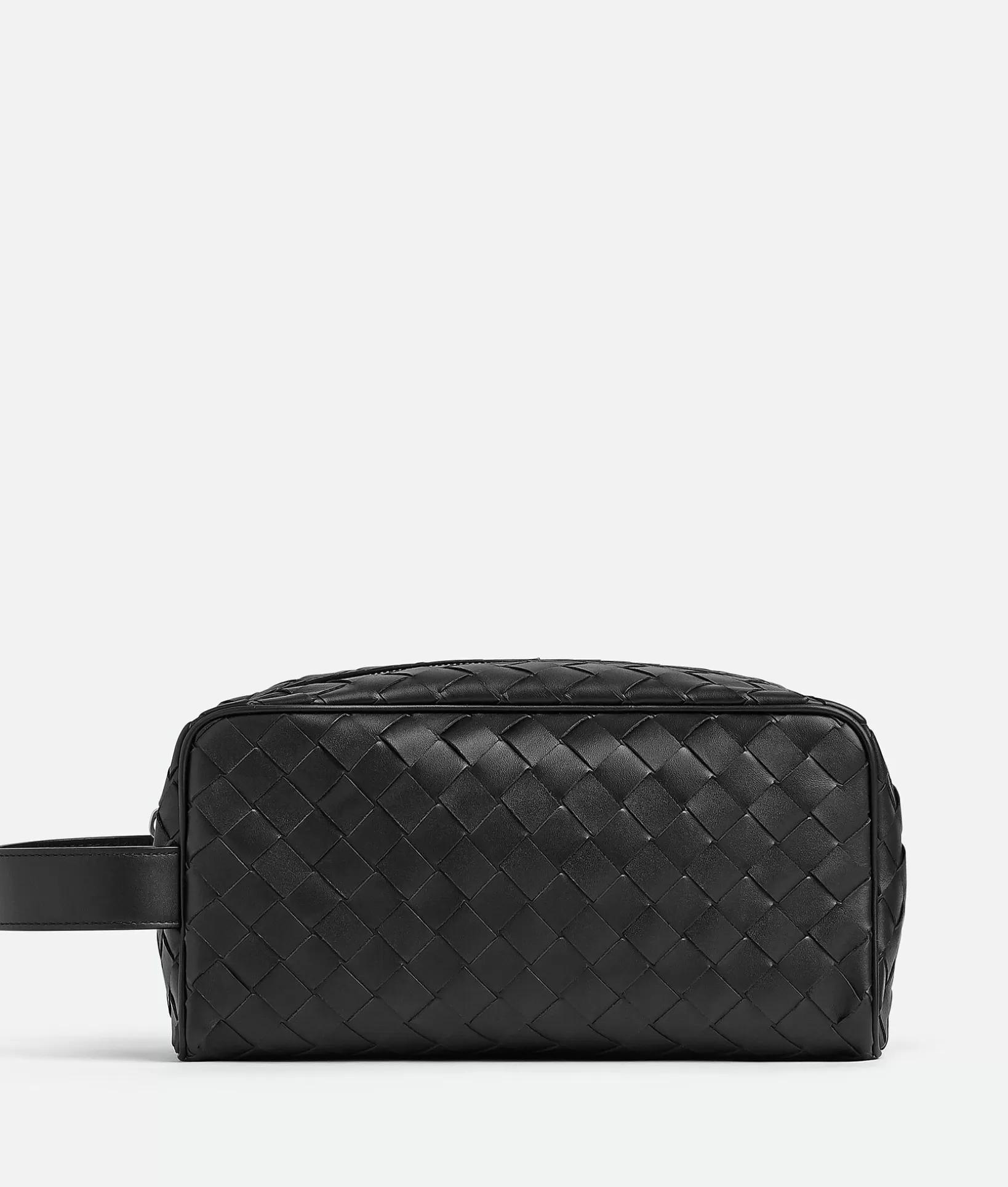 Pouches And Travel Accessories | Pouches And Travel Accessories>Bottega Veneta Intrecciato Travel Pouch Black