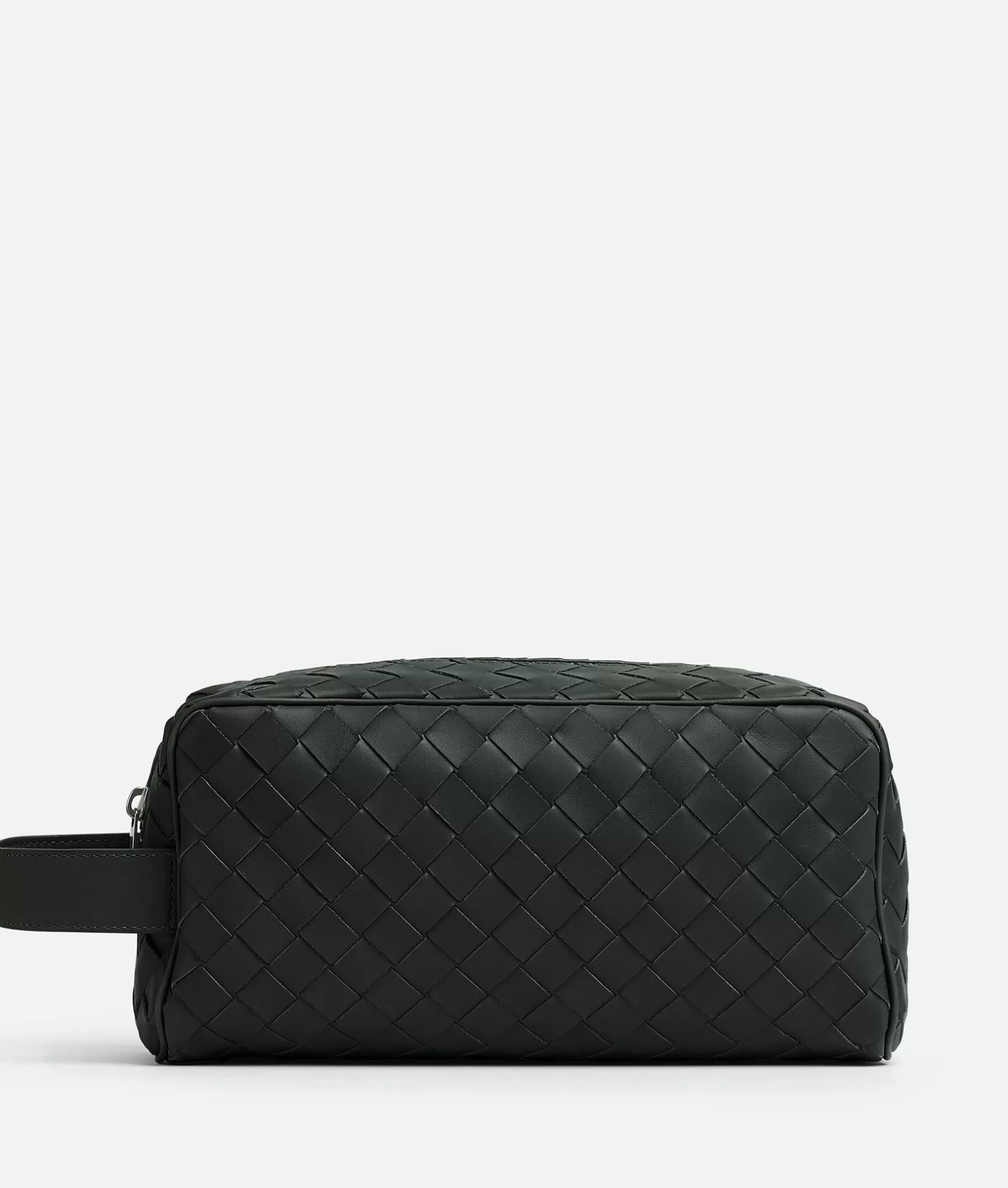 Pouches And Travel Accessories | Pouches And Travel Accessories>Bottega Veneta Intrecciato Travel Pouch Dark green / Travertine