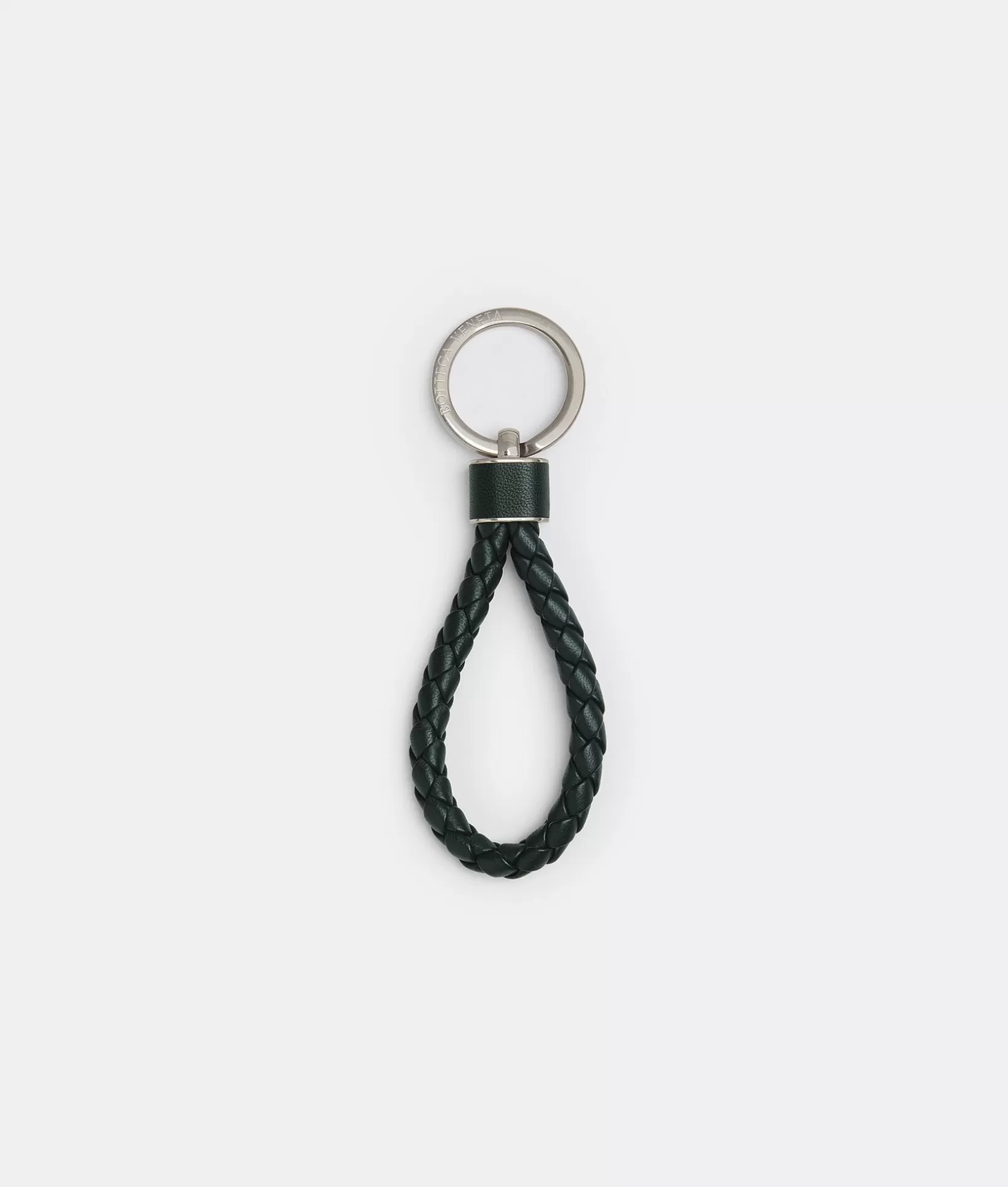 Key Rings | Key Rings>Bottega Veneta Intreccio Key Ring Inkwell