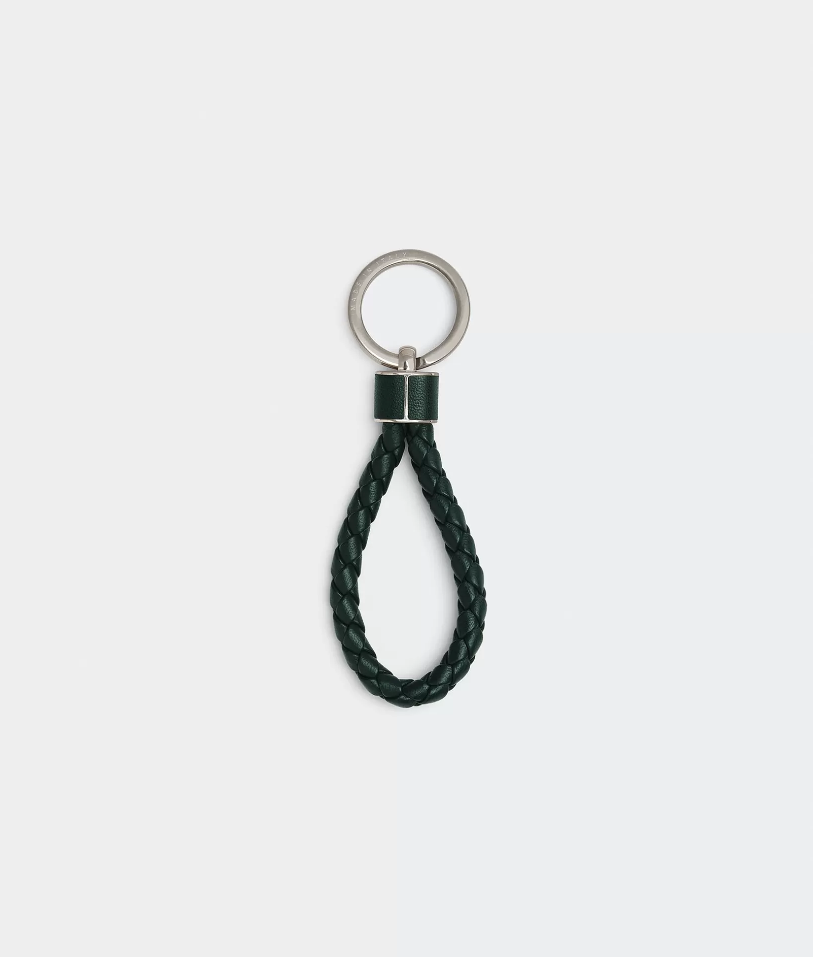 Key Rings | Key Rings>Bottega Veneta Intreccio Key Ring Inkwell