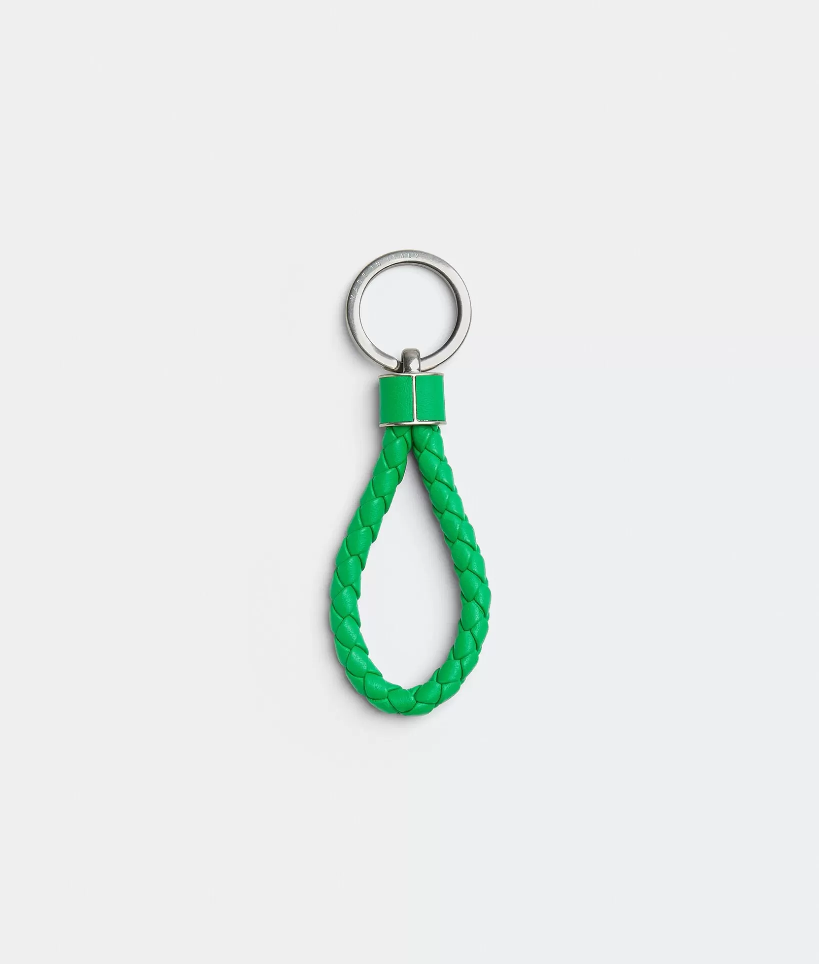 Key Rings>Bottega Veneta Intreccio Key Ring Parakeet