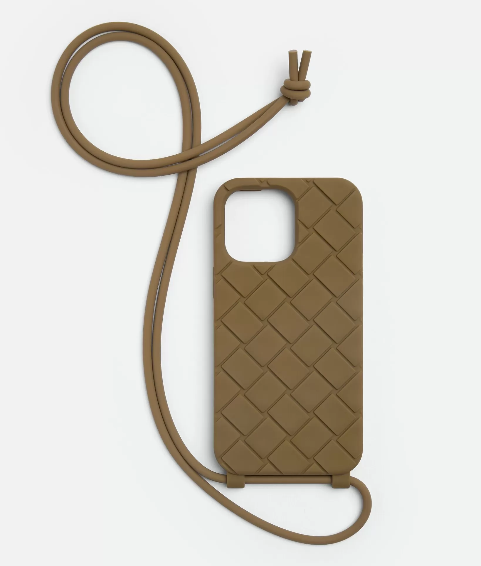 Tech | Tech>Bottega Veneta IPhone 14 Pro Max Case On Strap Mud