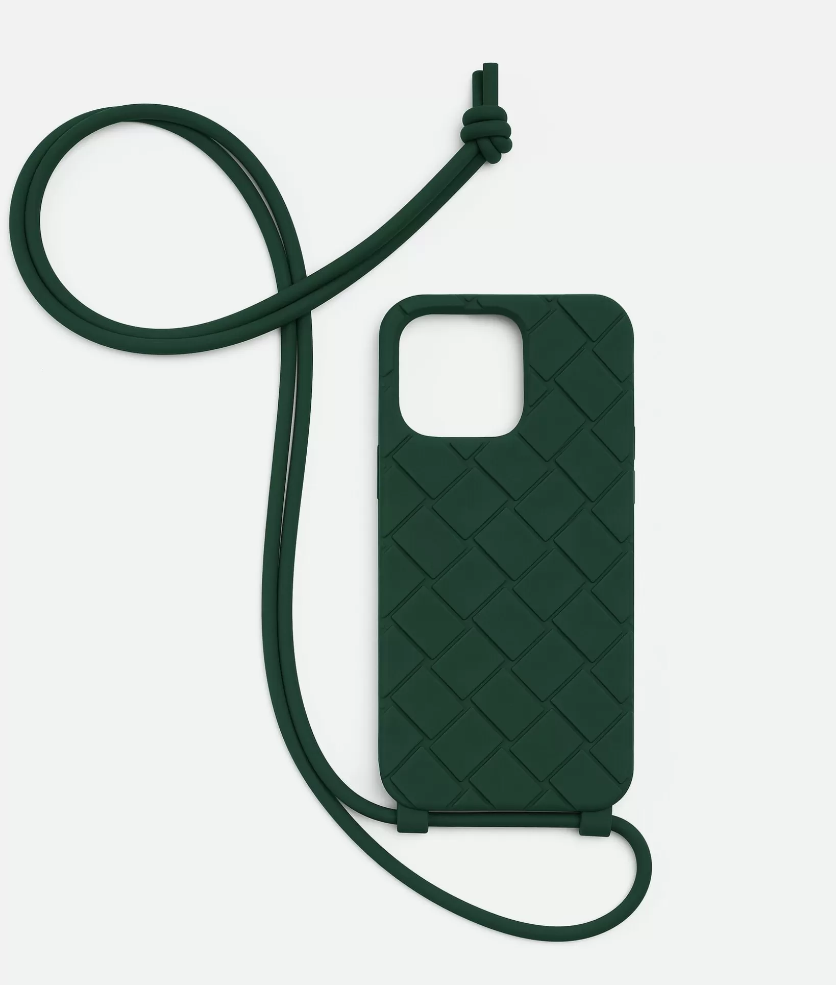 Tech | Tech>Bottega Veneta IPhone 14 Pro Max Case On Strap Emerald green