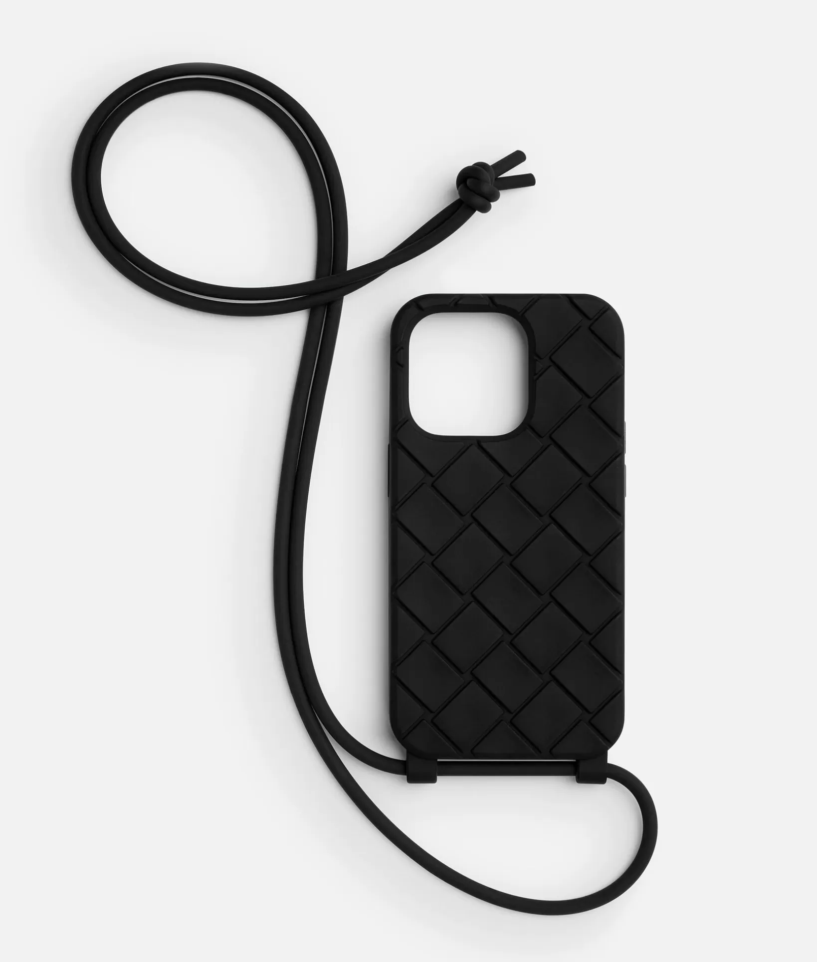 Tech | Tech>Bottega Veneta IPhone 15 Pro Case With Strap Black