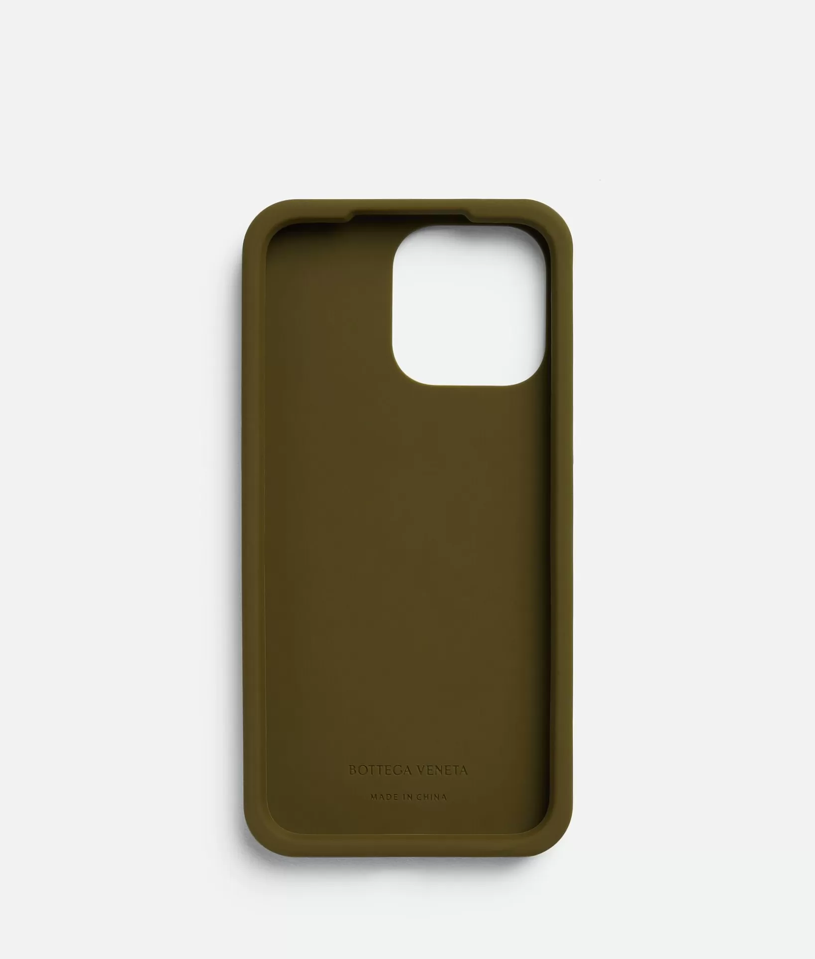 Tech>Bottega Veneta IPhone 15 Pro Max Case Olive oil