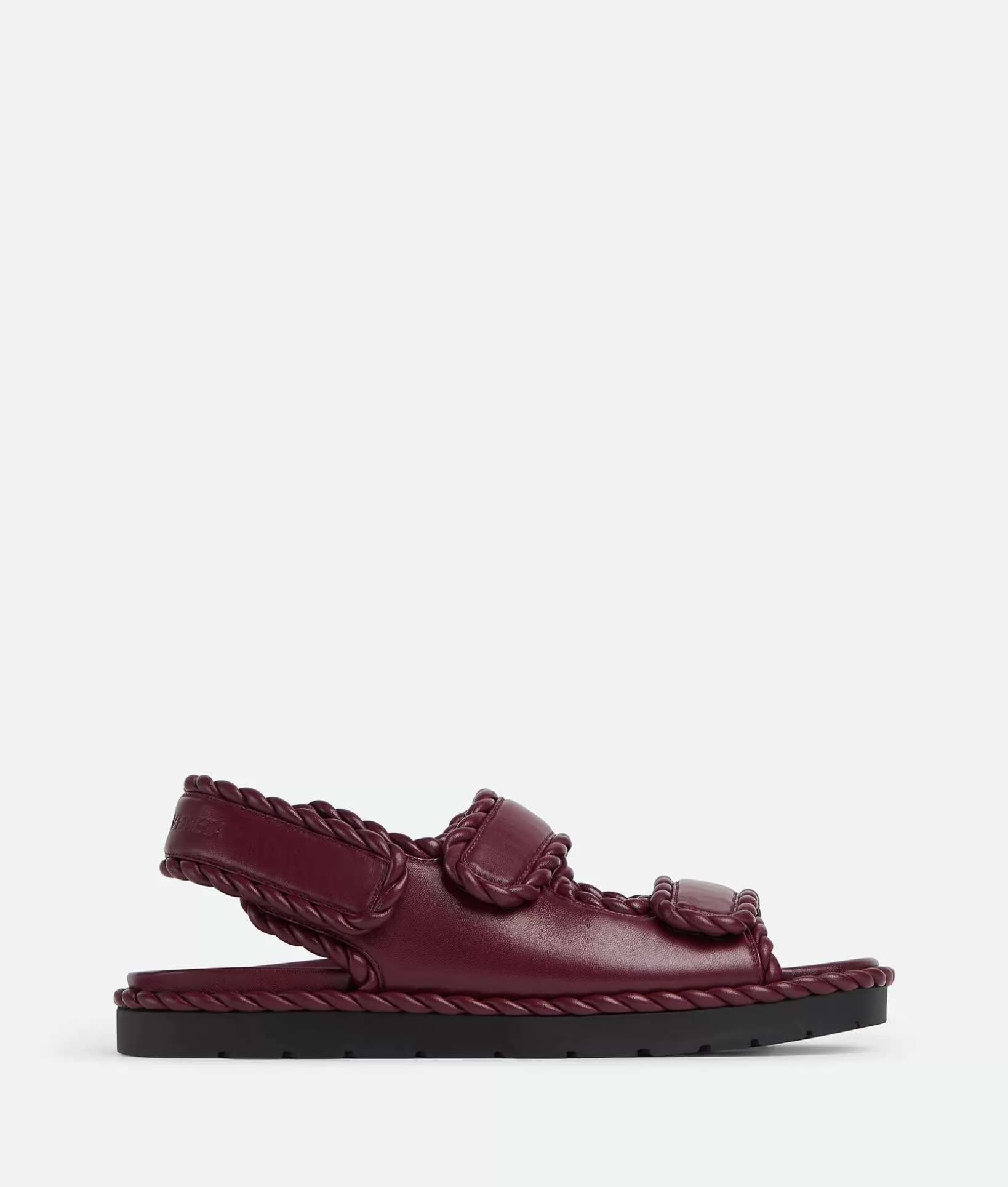 Sandals>Bottega Veneta Jack Flat Sandal Barolo