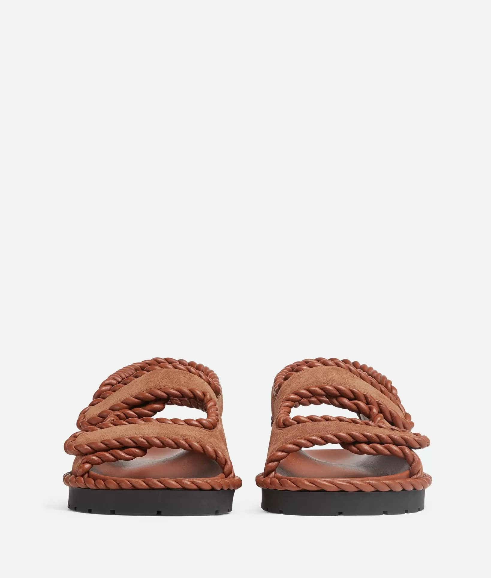 Flats | Sandals>Bottega Veneta Jack Flat Sandal Caramel