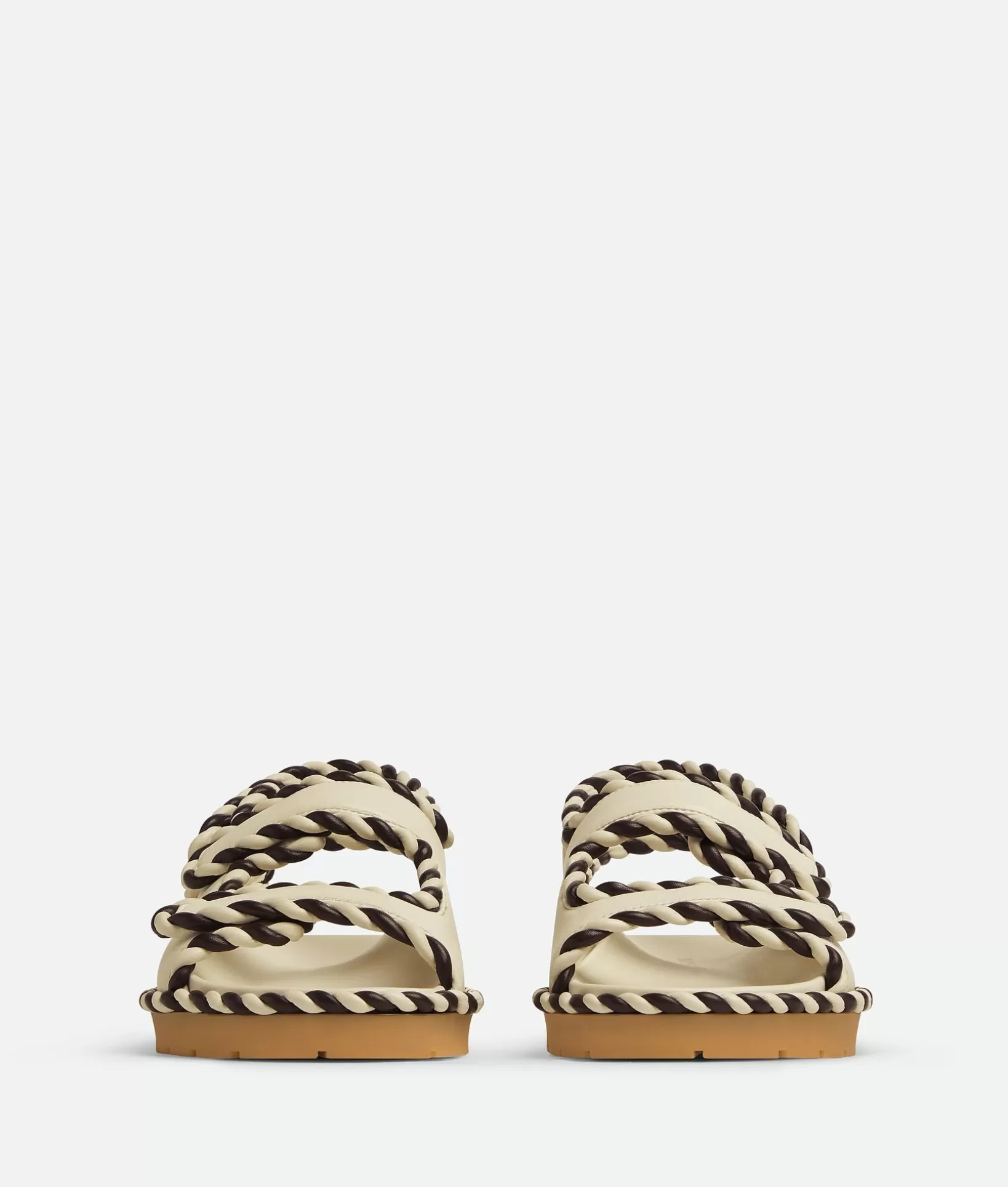 Flats | Sandals>Bottega Veneta Jack Flat Sandal String / Fondant