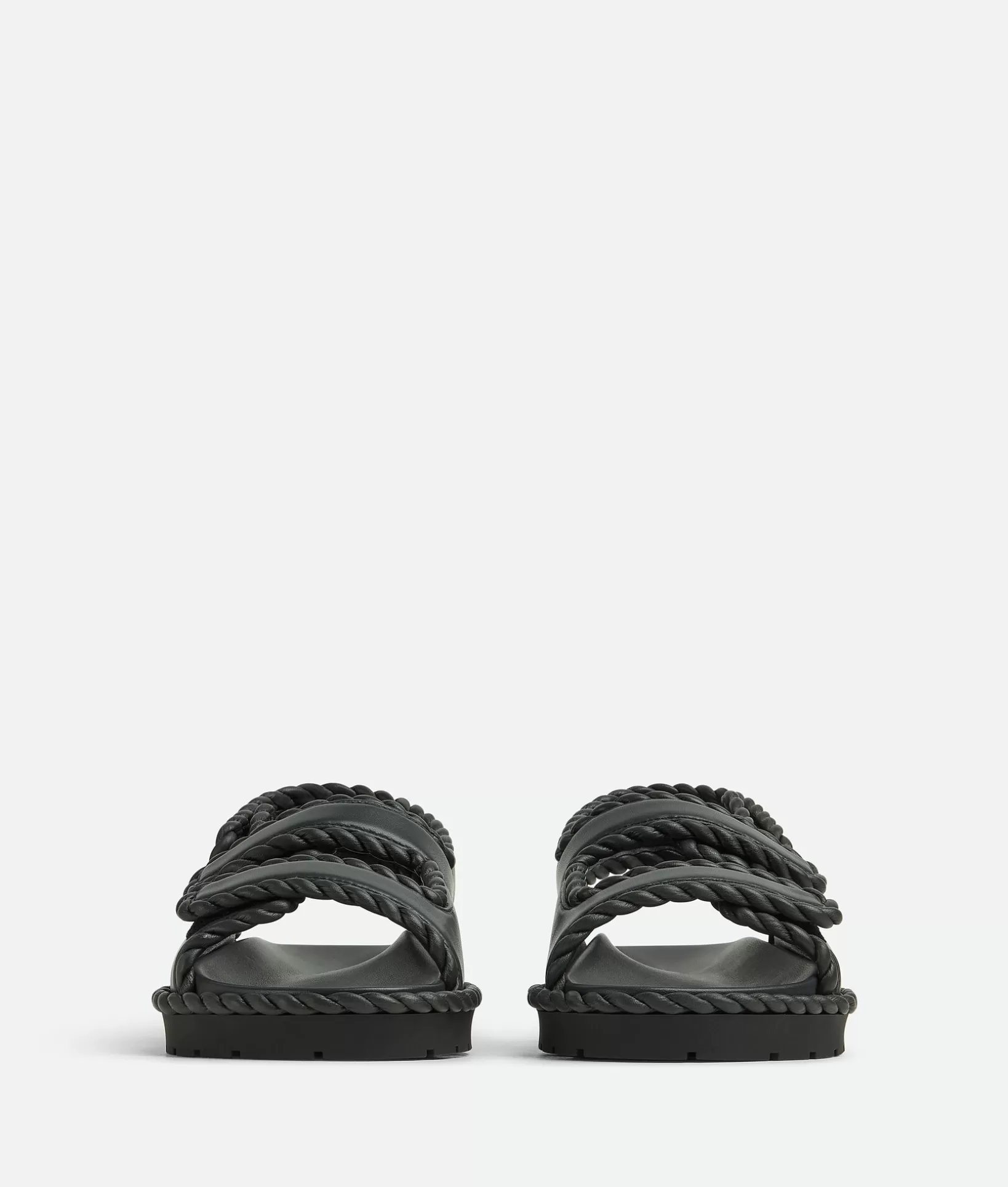 Flats>Bottega Veneta Jack Flat Sandal Ardoise