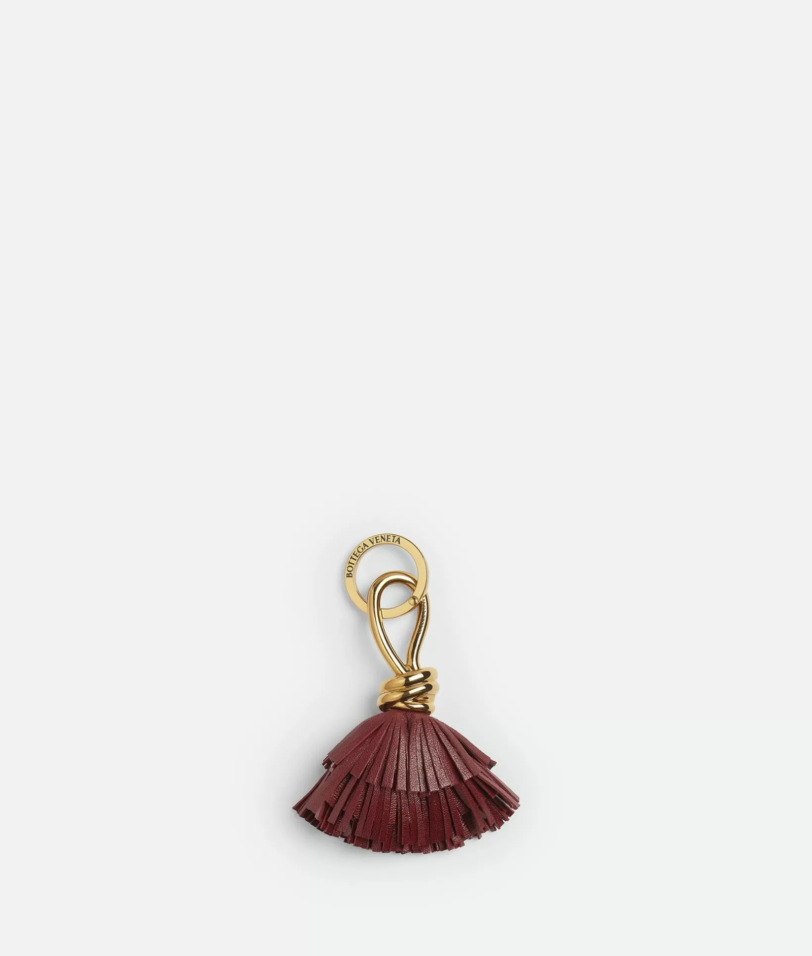 Key Rings>Bottega Veneta Key Ring Knot Pompom Key Ring Cherry