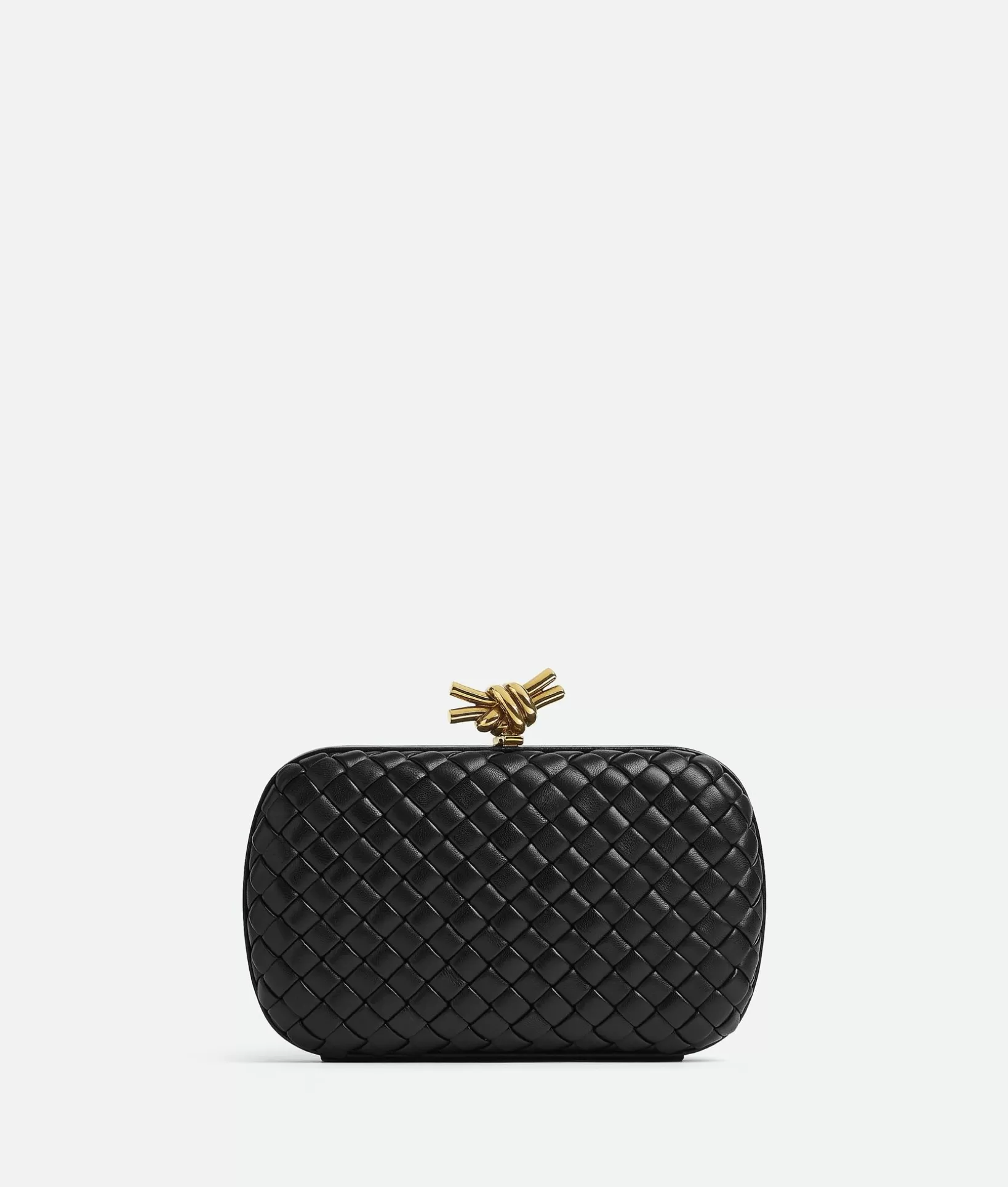 Clutch>Bottega Veneta Knot Black