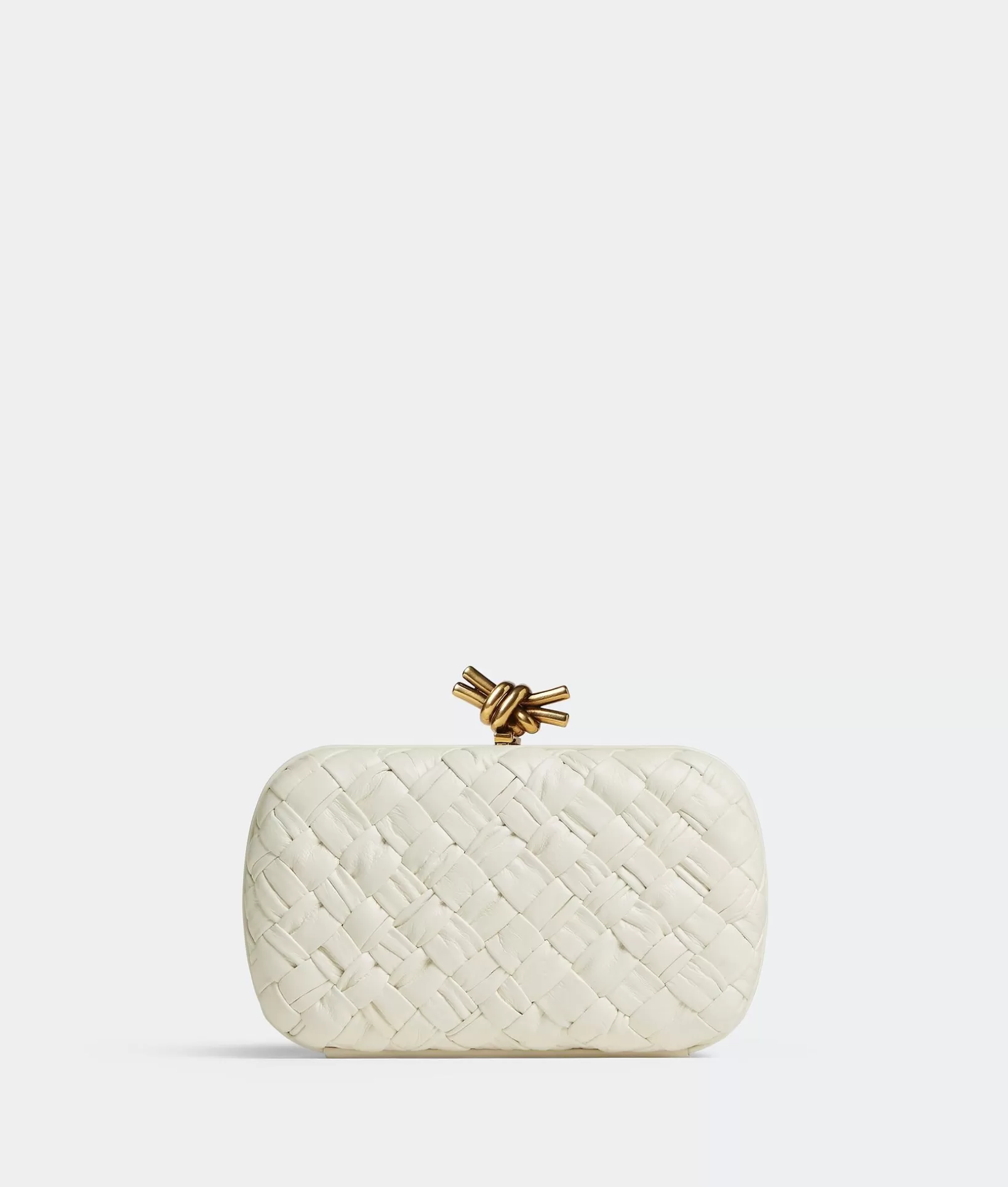 Clutch>Bottega Veneta Knot Bone