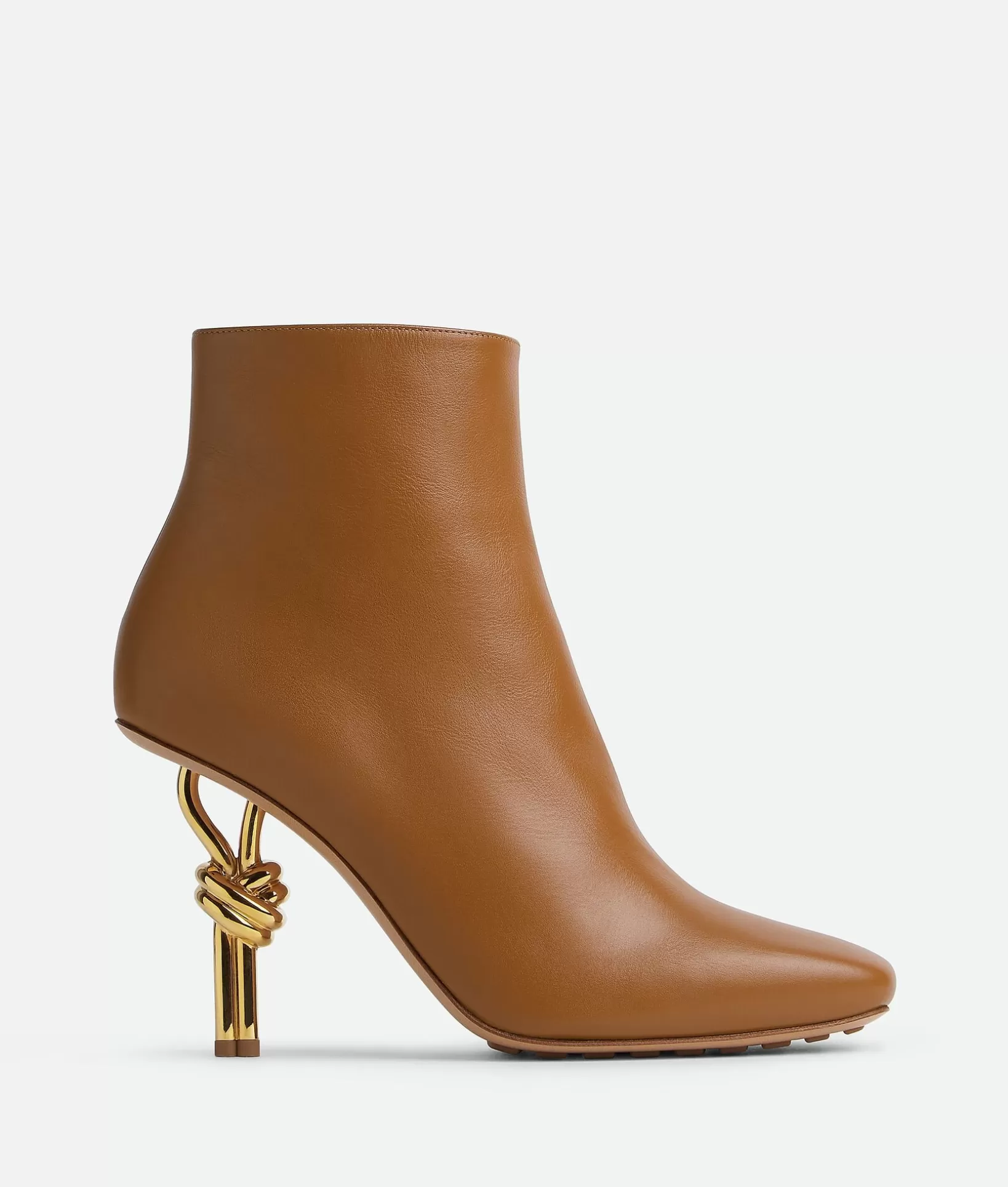 Boots>Bottega Veneta Knot Ankle Boot Wood