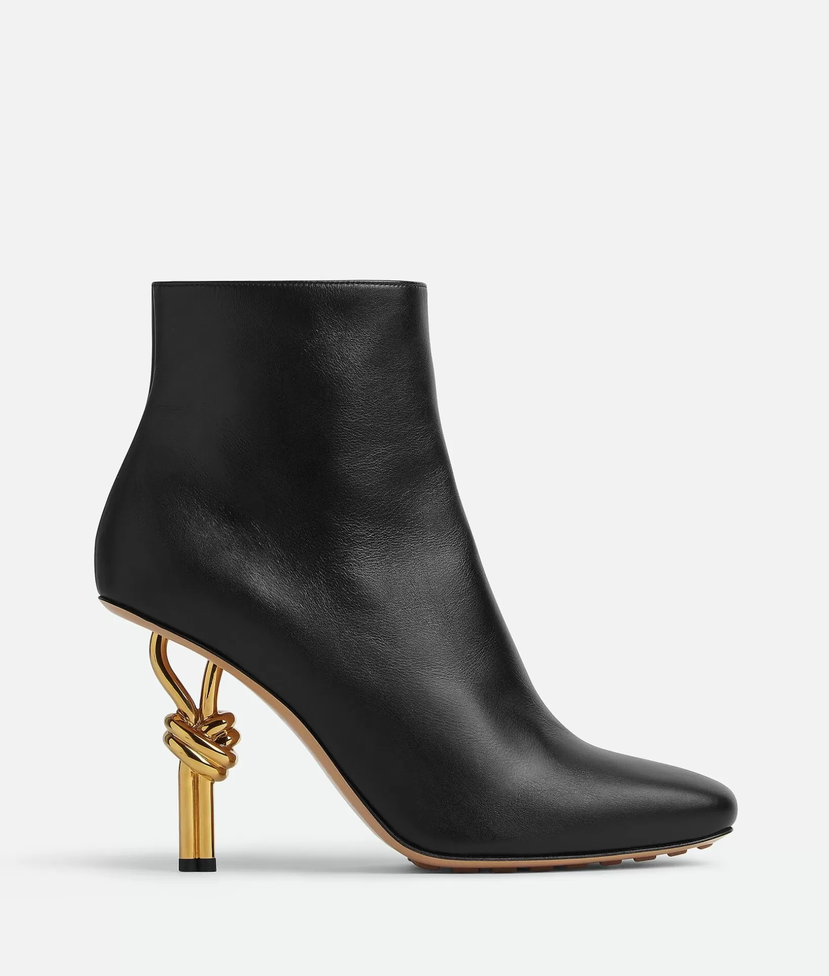 Boots>Bottega Veneta Knot Ankle Boot Black