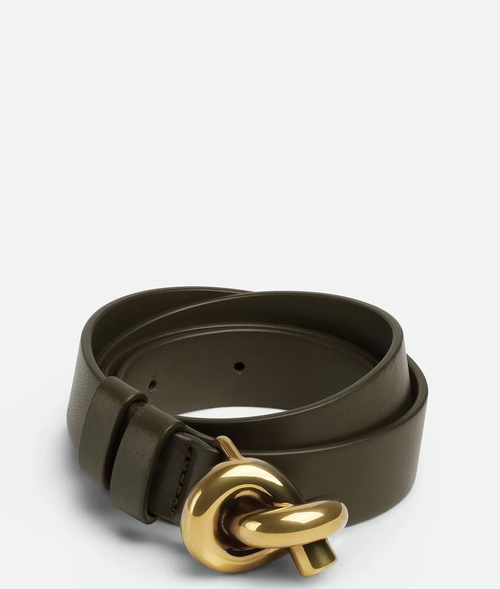 Belts>Bottega Veneta Knot Belt Kaki