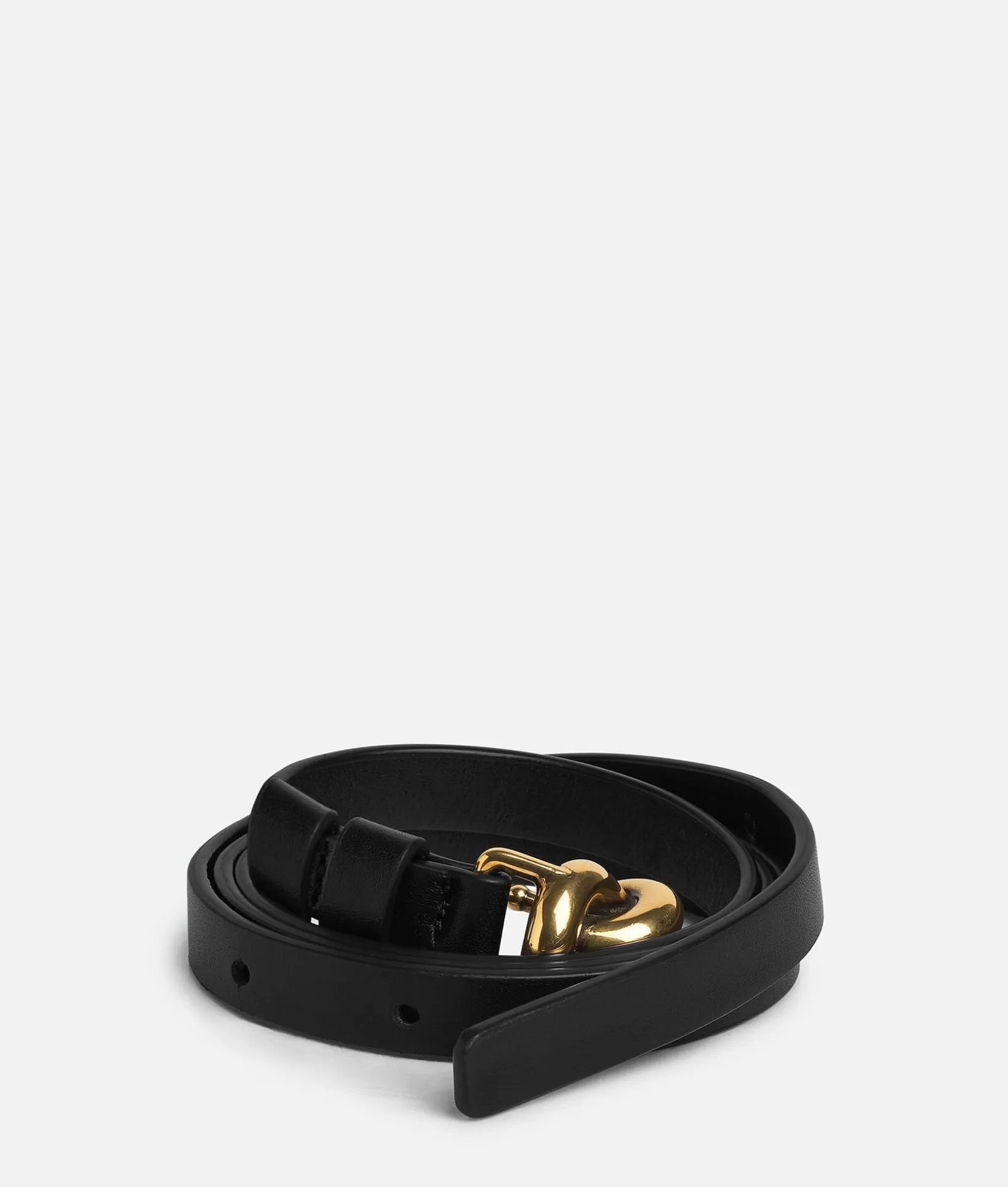 Belts>Bottega Veneta Knot Belt Black