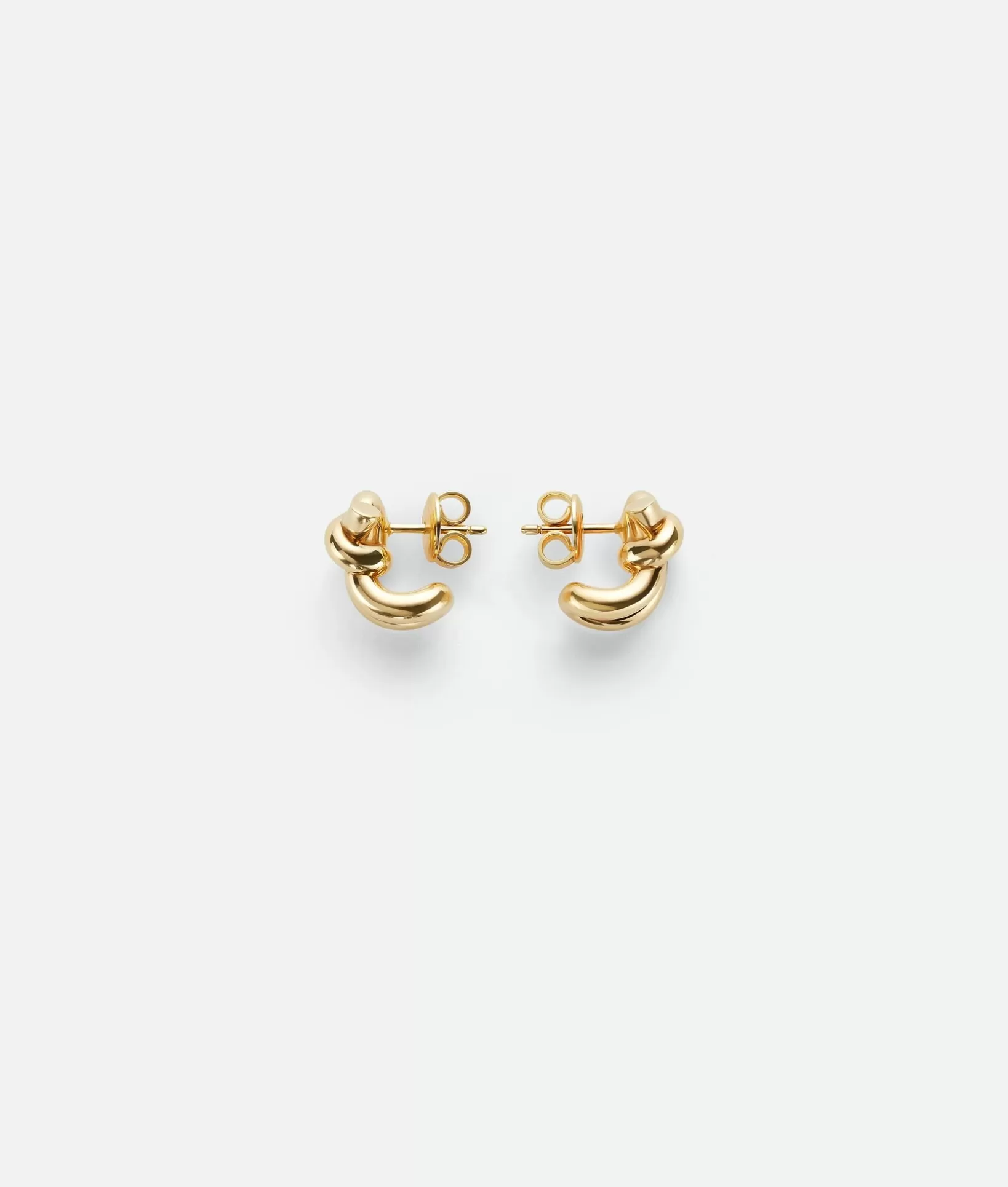 Earrings>Bottega Veneta Knot Earrings Yellow gold