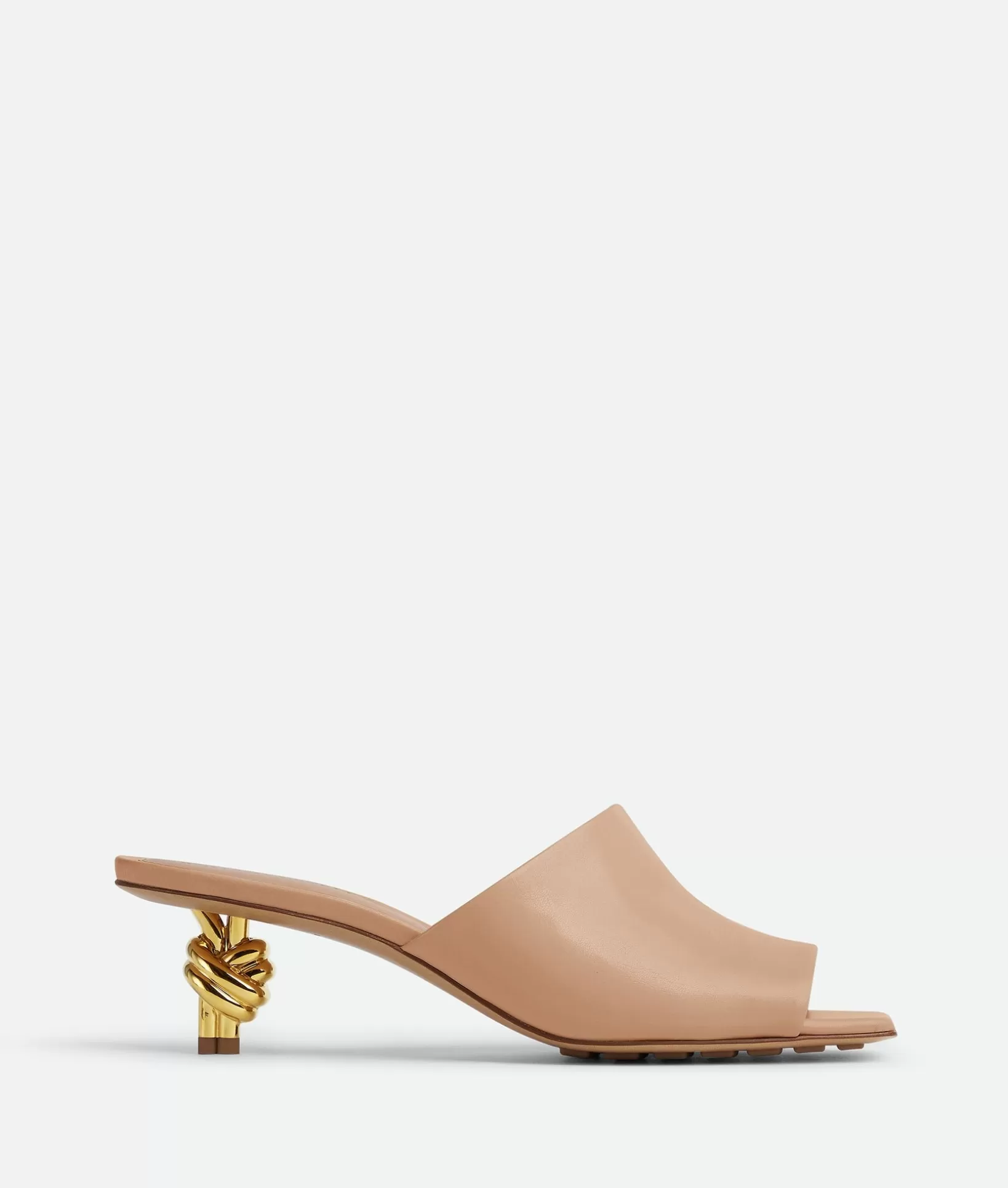 Sandals>Bottega Veneta Knot Mule Cipria