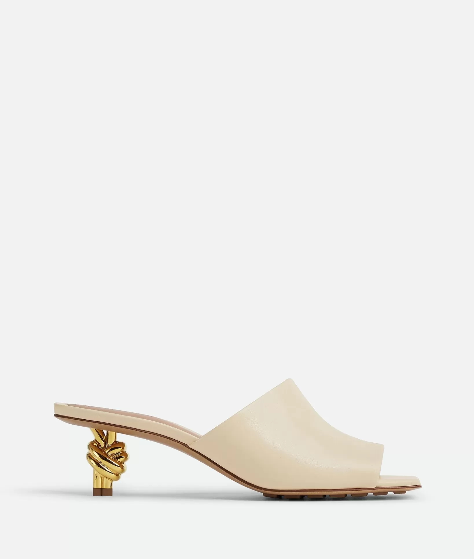 Sandals>Bottega Veneta Knot Mule Sea salt