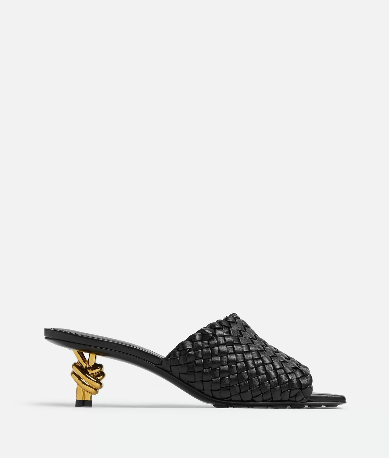 Sandals>Bottega Veneta Knot Mule Black