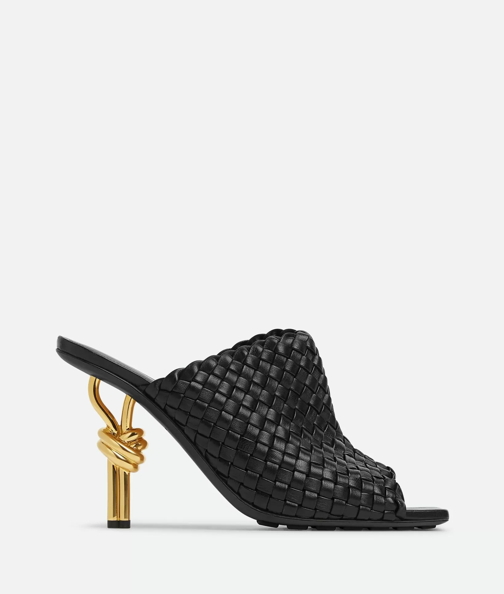 Sandals>Bottega Veneta Knot Mule Black