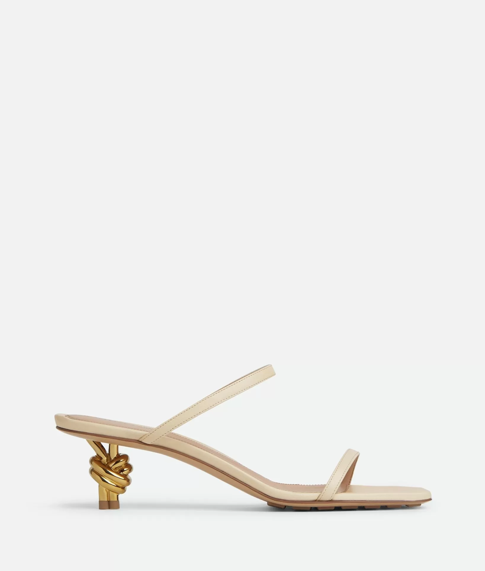 Sandals>Bottega Veneta Knot Mule Sea salt