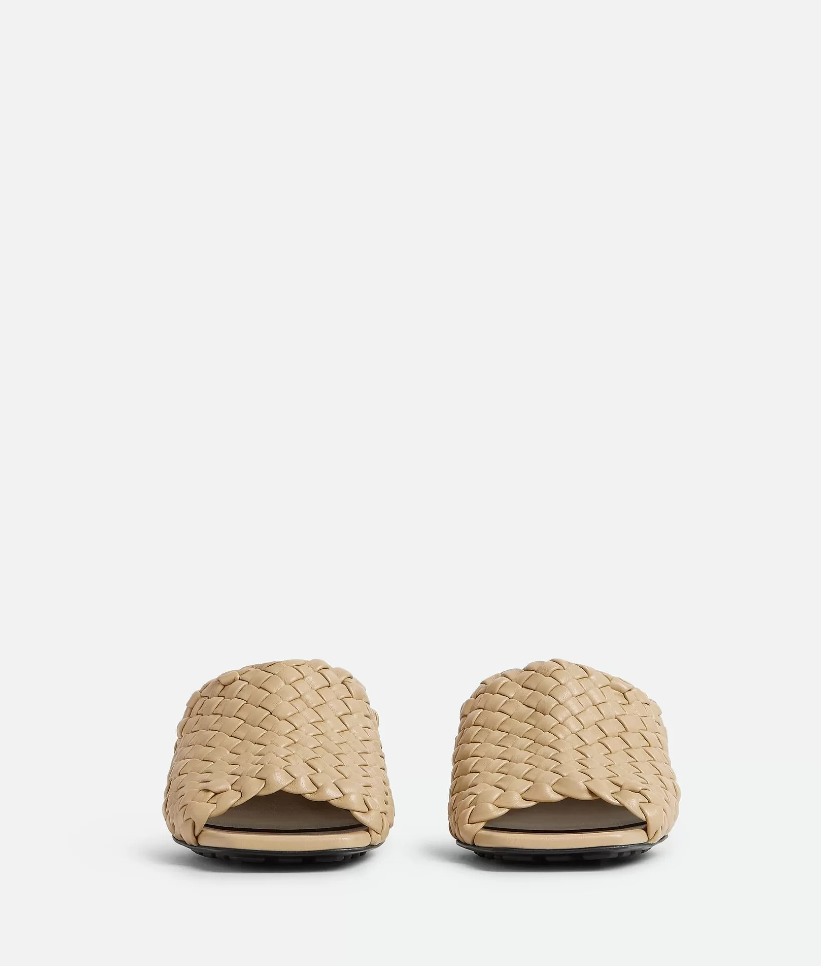 Sandals>Bottega Veneta Knot Mule Cane sugar