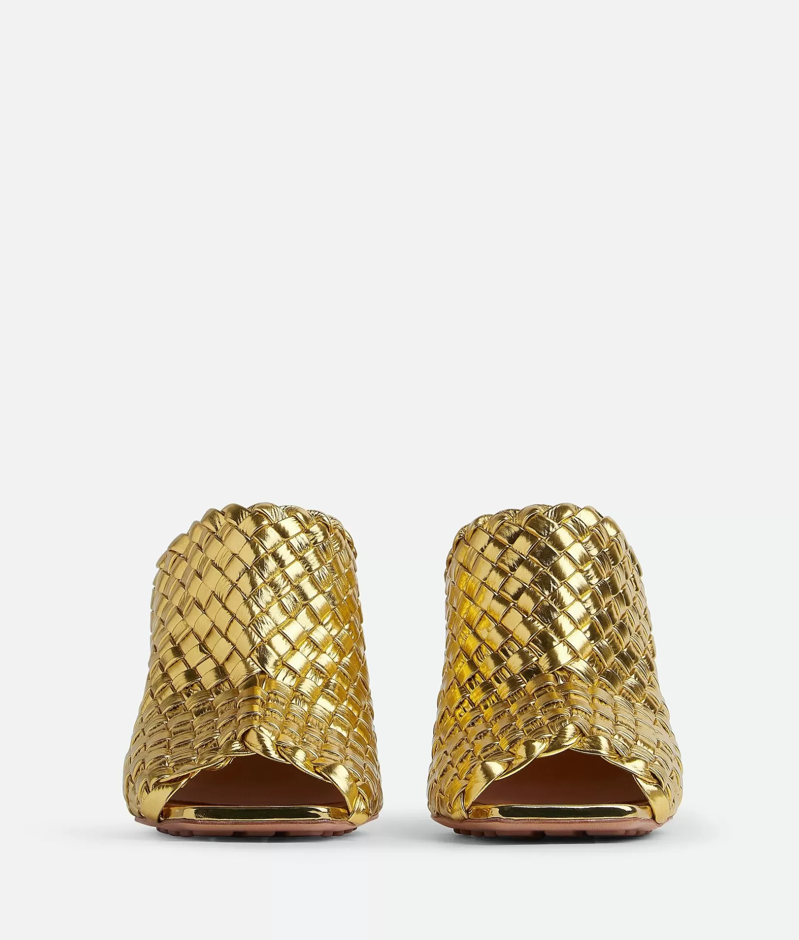 Sandals>Bottega Veneta Knot Mule Gold