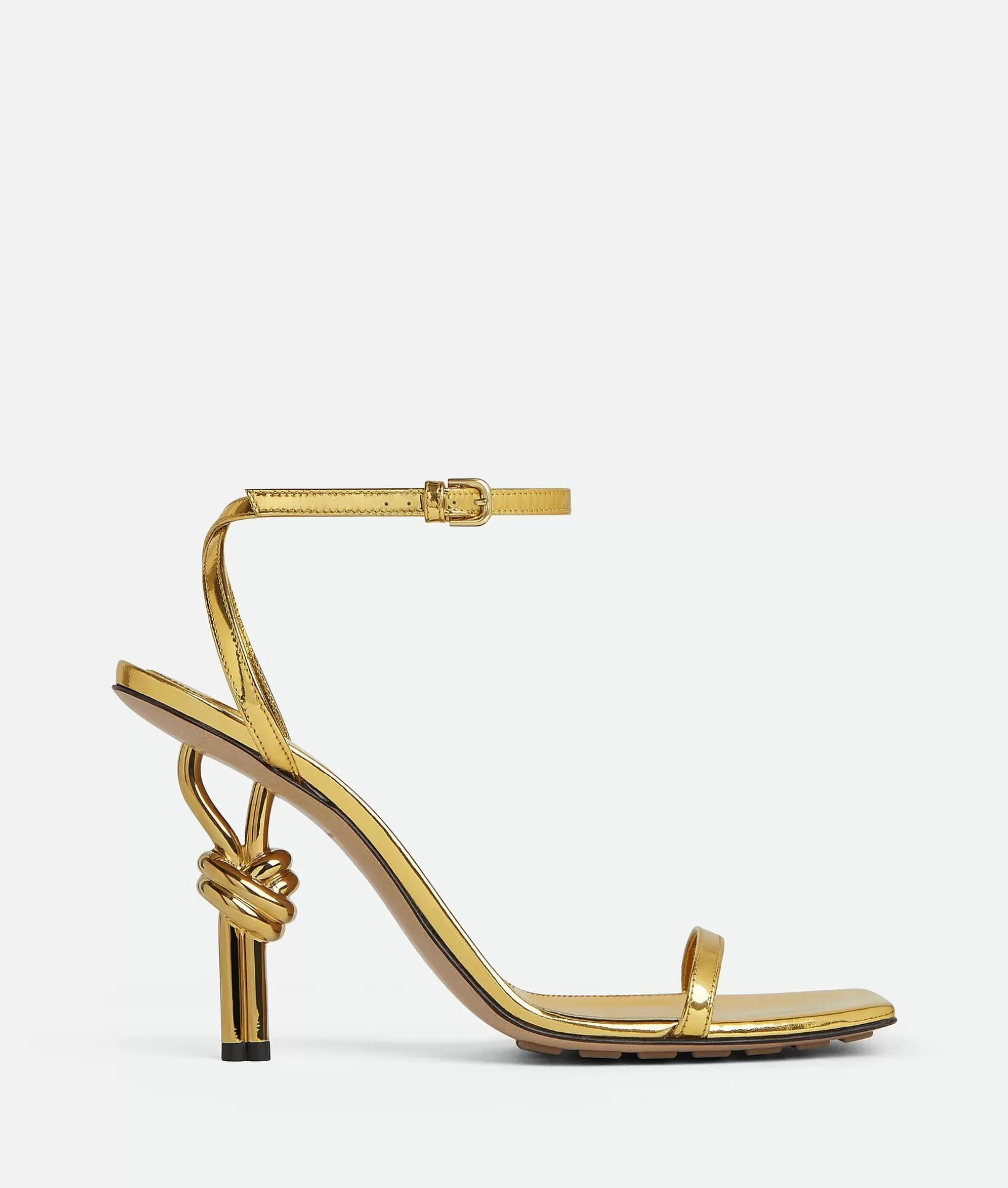 Sandals>Bottega Veneta Knot Sandal Gold