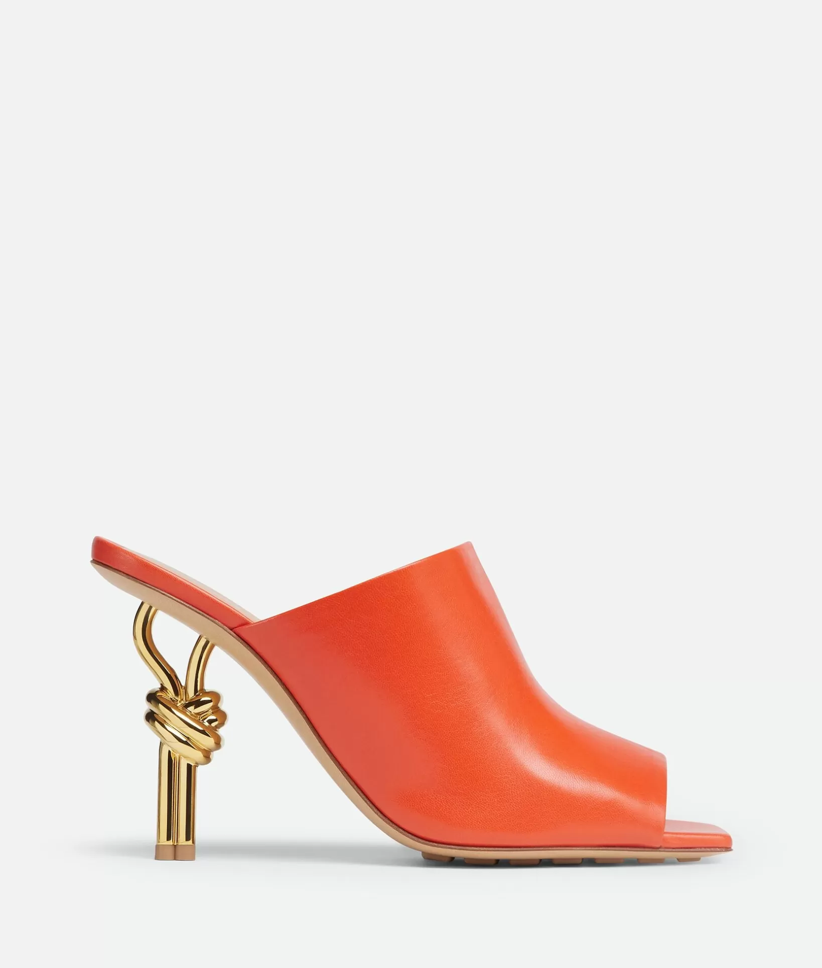 Sandals>Bottega Veneta Knot Sandal New orange