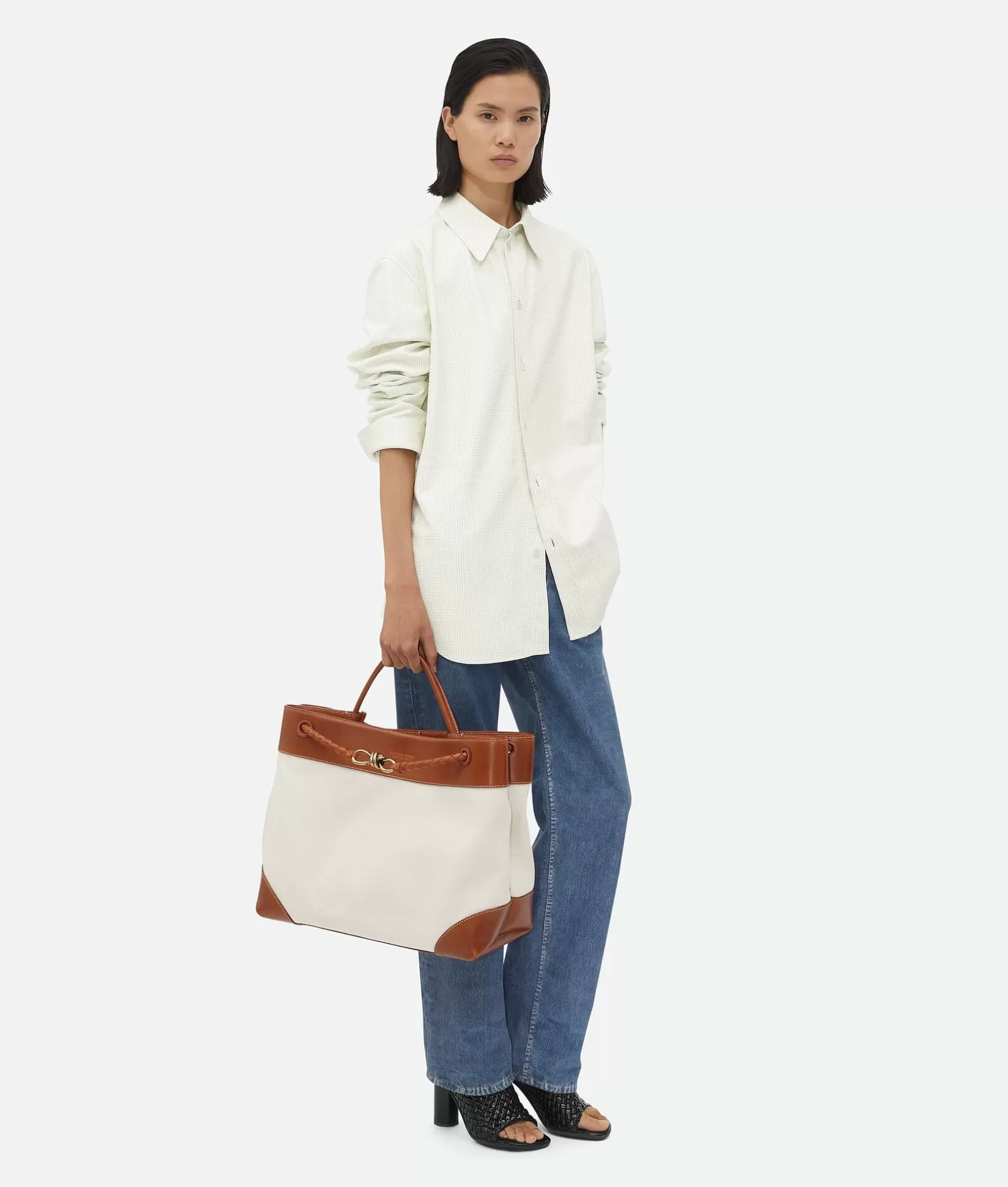 Shopper | Shopper>Bottega Veneta Large Andiamo Natural/light wood