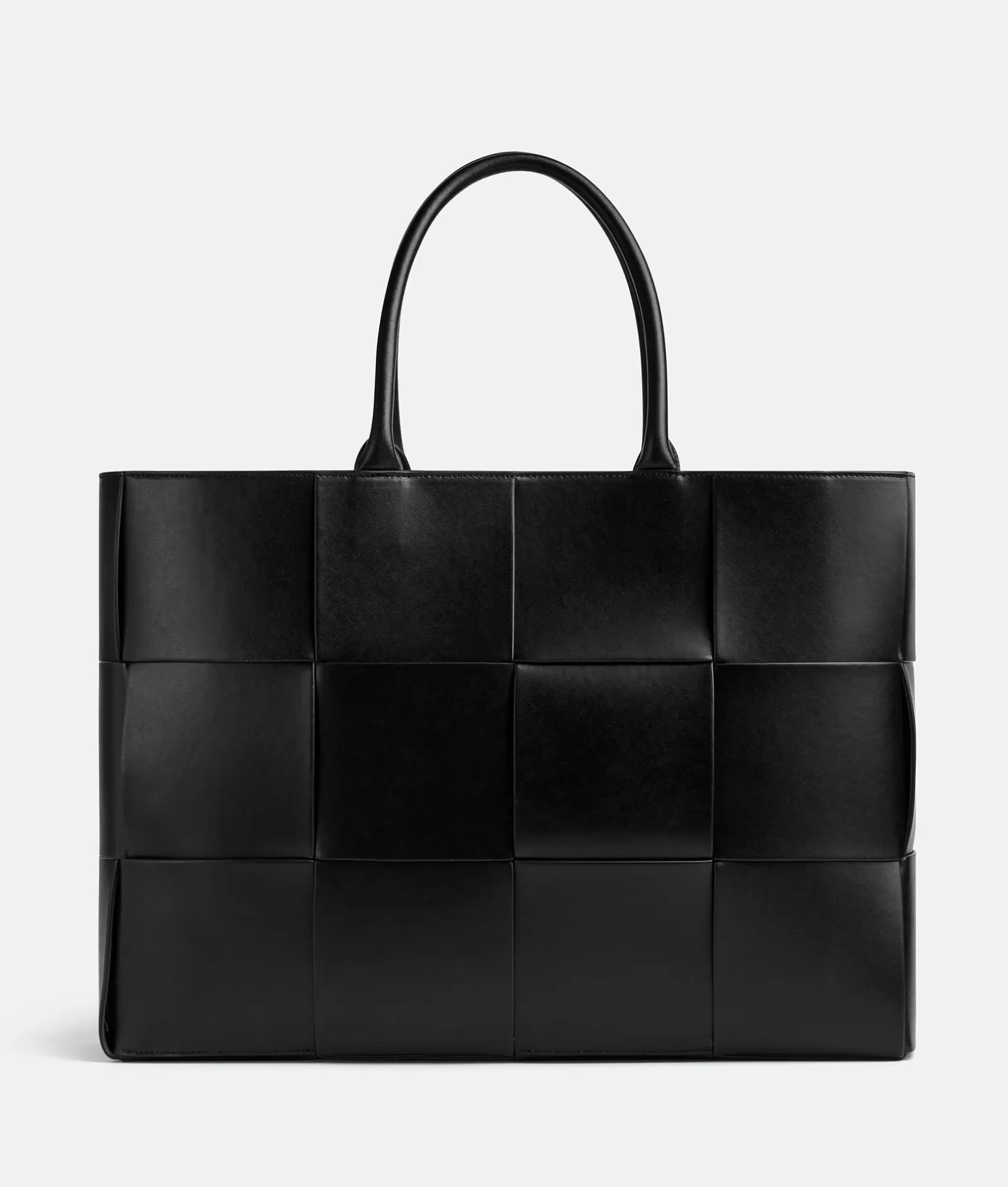 Shopper>Bottega Veneta Large Arco Tote Bag Black / Parakeet