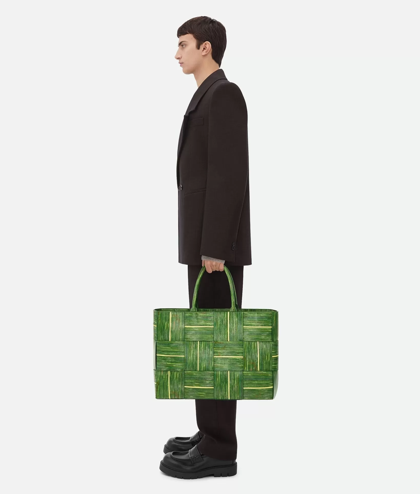 Shopper>Bottega Veneta Large Arco Tote Bag Raintree/seagrass/sherbert