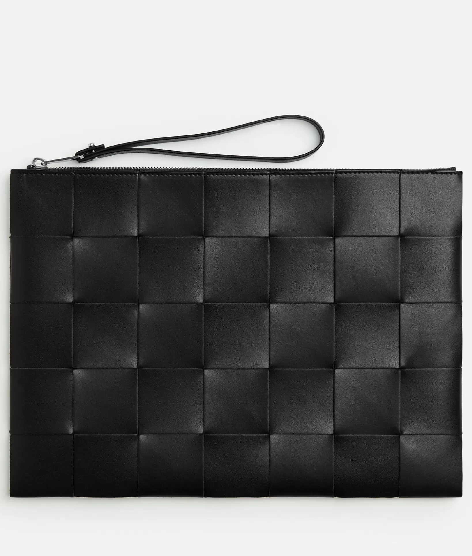 Pouches>Bottega Veneta Large Cassette Pouch Black