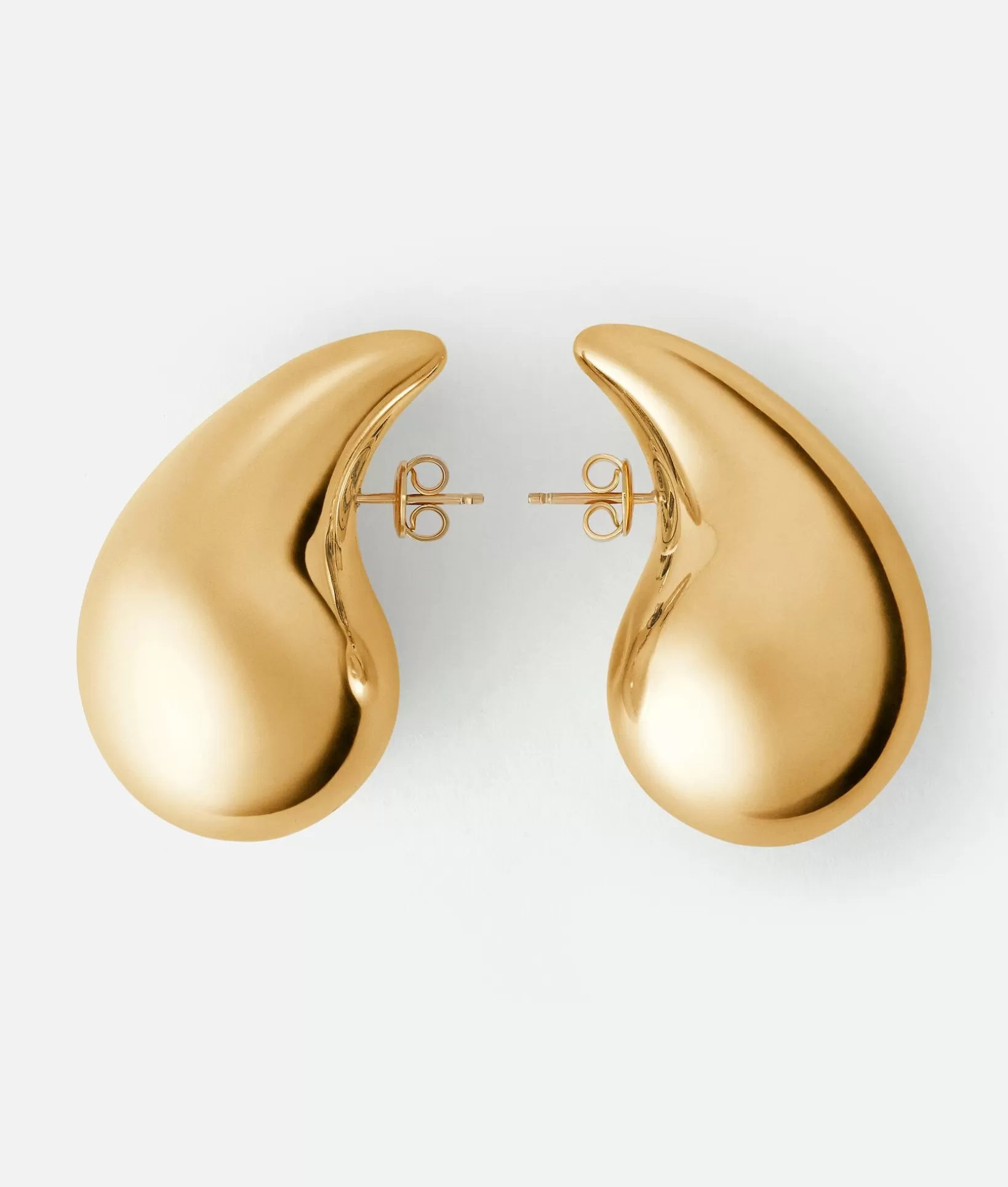 Earrings>Bottega Veneta Large Drop Earrings Yellow gold