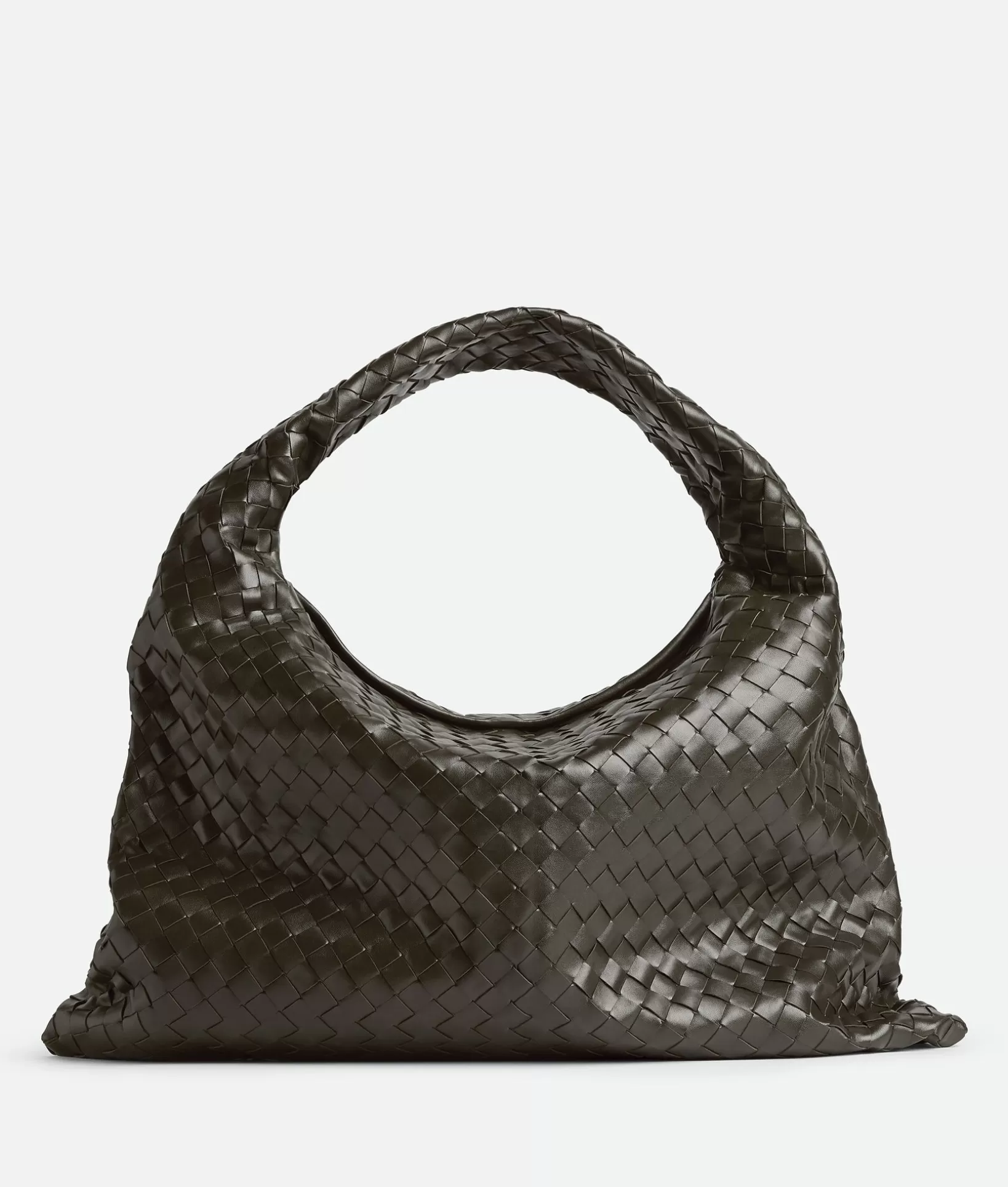 Shoulder>Bottega Veneta Large Hop Kaki