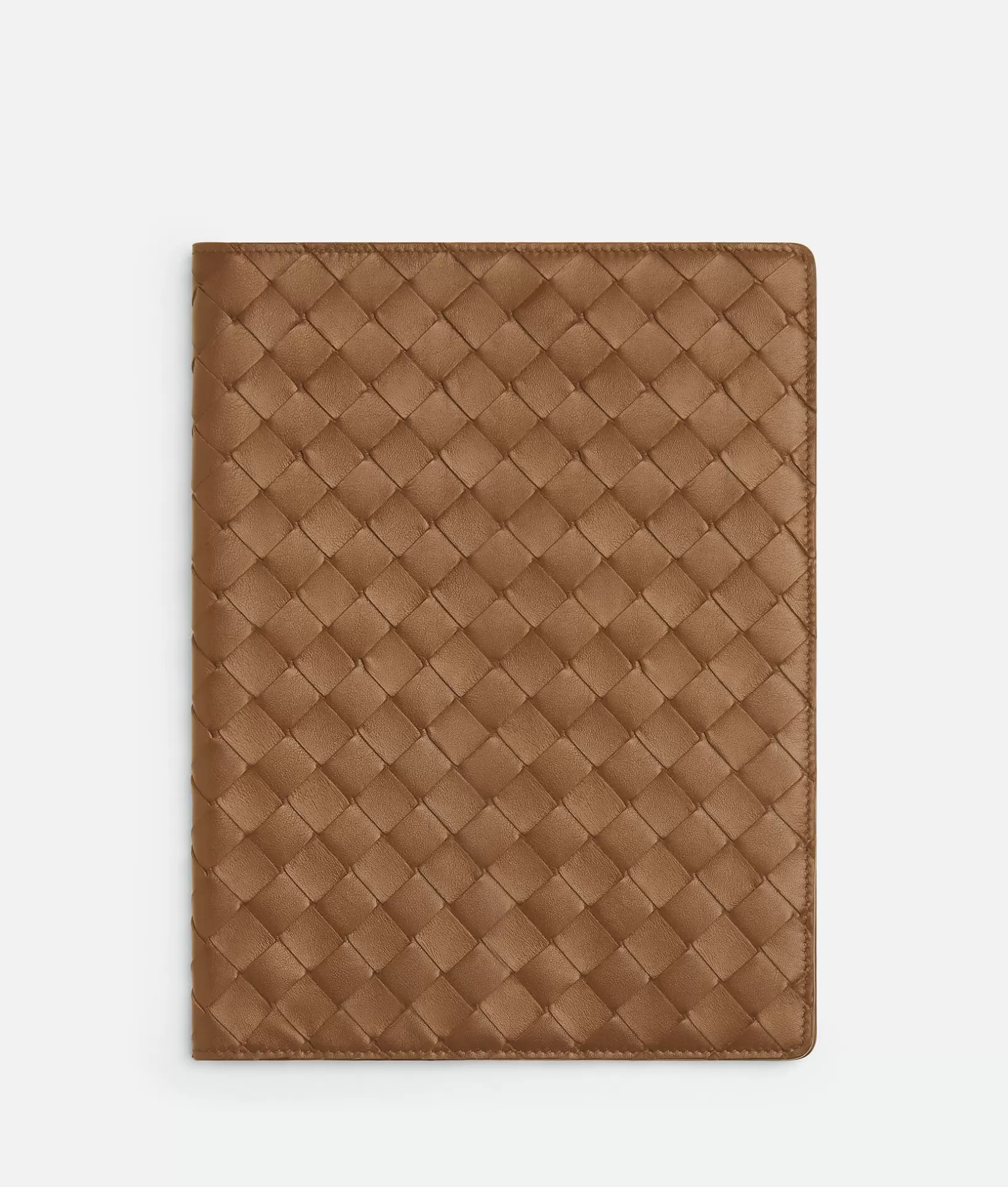 Pouches | Pouches>Bottega Veneta Large Intrecciato Notebook Cover Teak