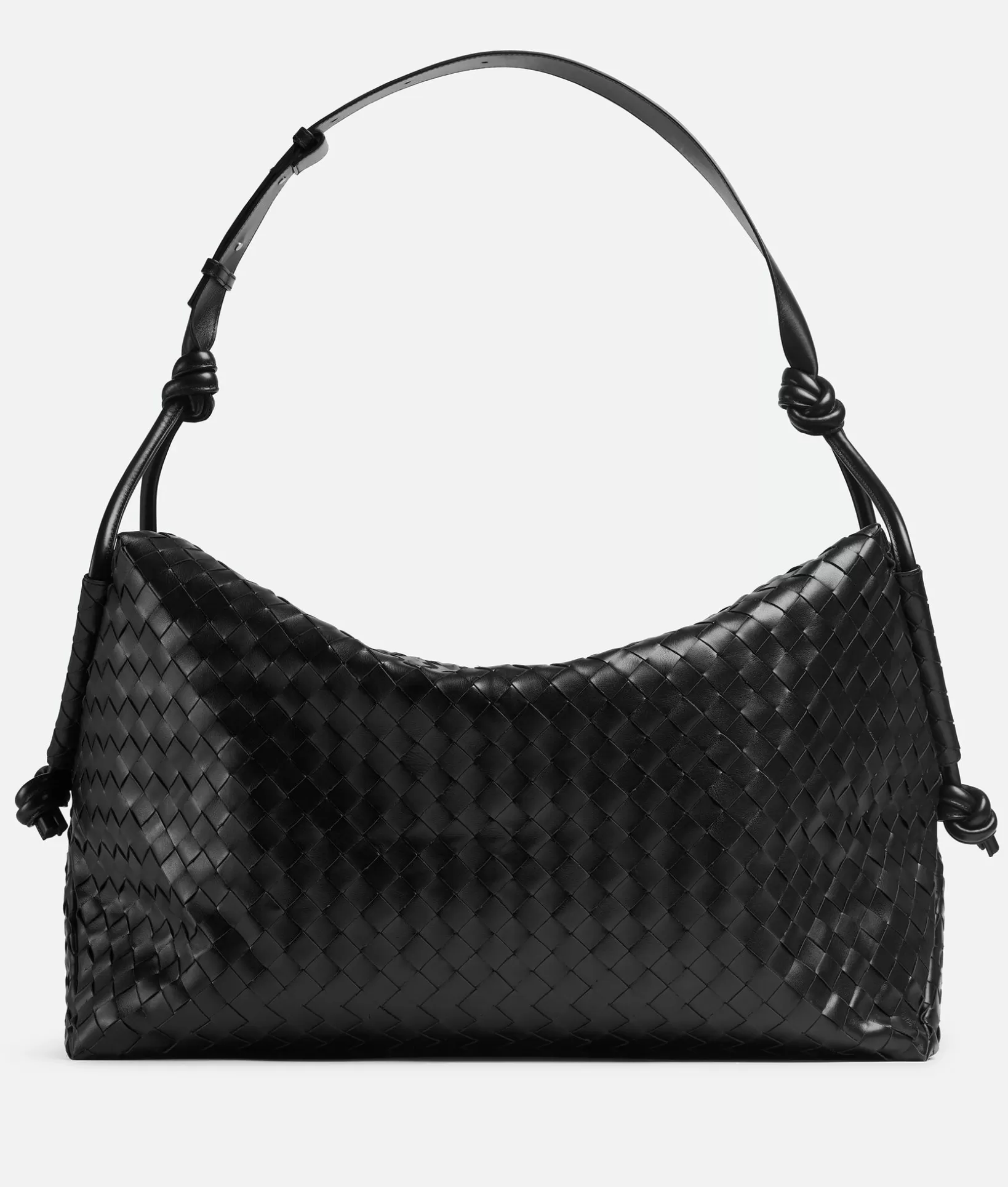 Travel Bags | Travel Bags>Bottega Veneta Large Loop Weekender Black