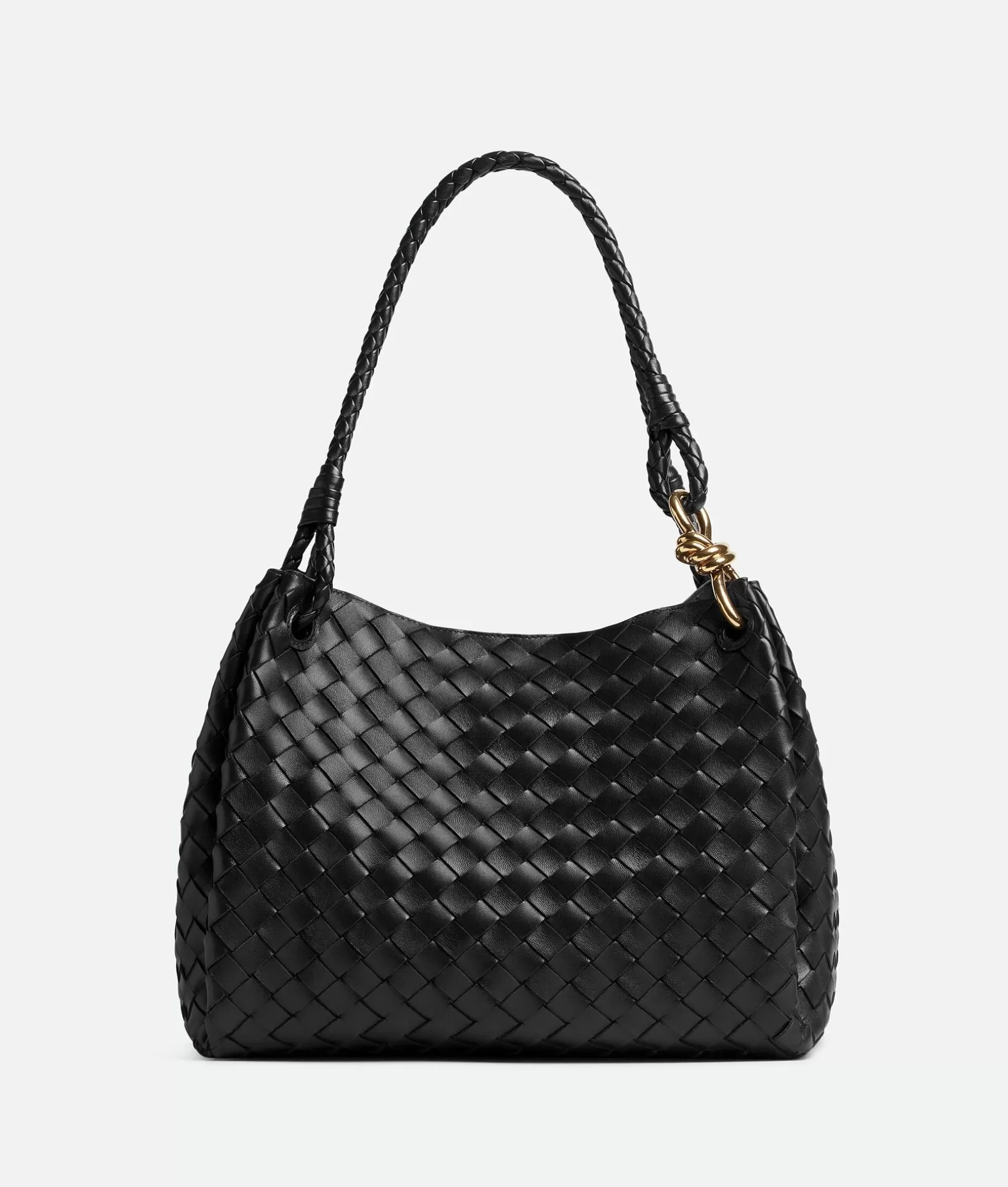 Shopper | Shoulder>Bottega Veneta Large Parachute Black