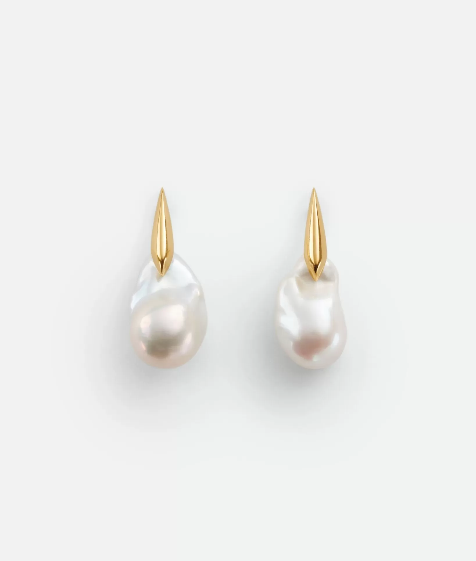 Earrings>Bottega Veneta Large Pearl Earrings White