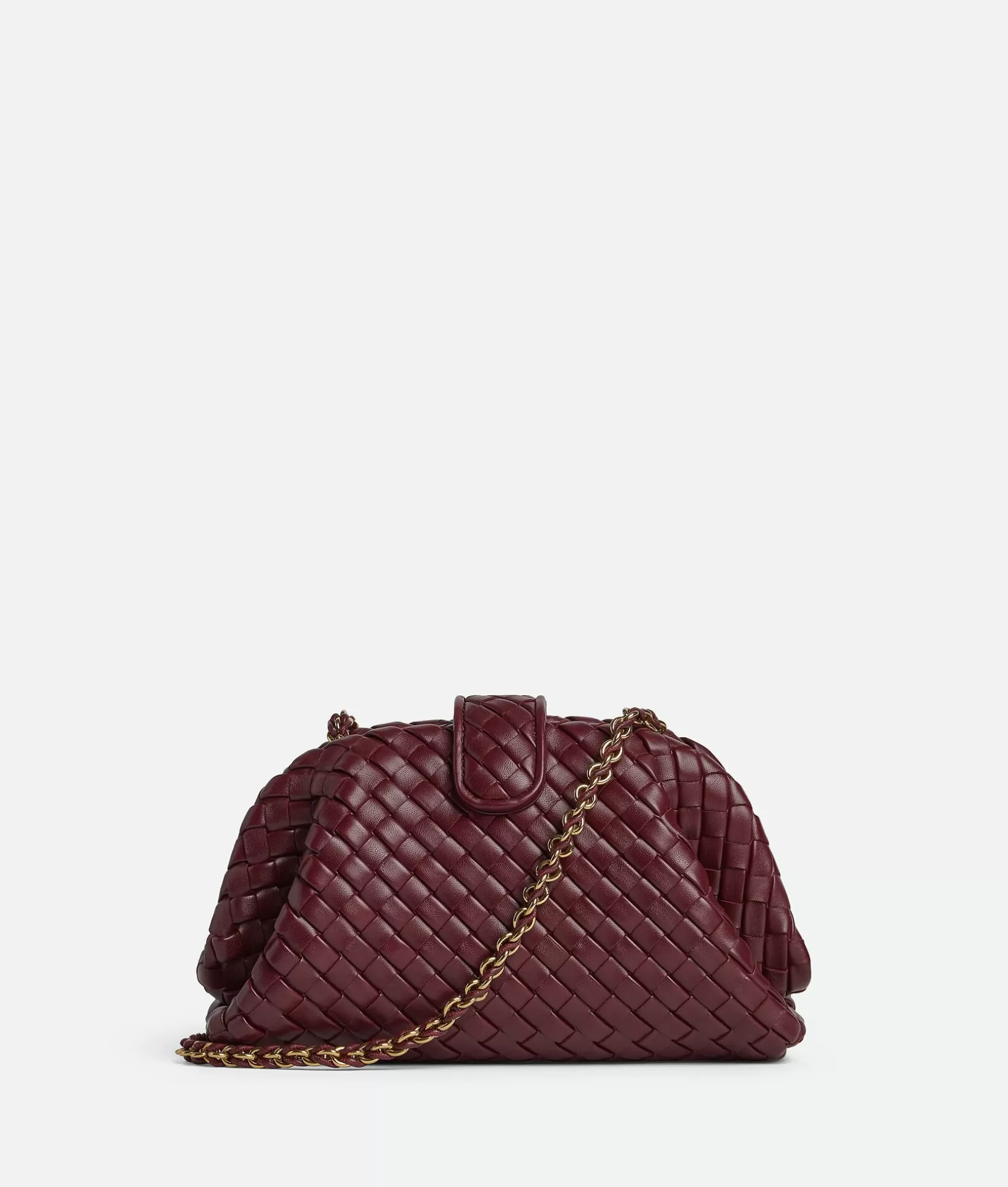 Clutch | Mini>Bottega Veneta Lauren 1980 Mini Clutch With Chain Barolo